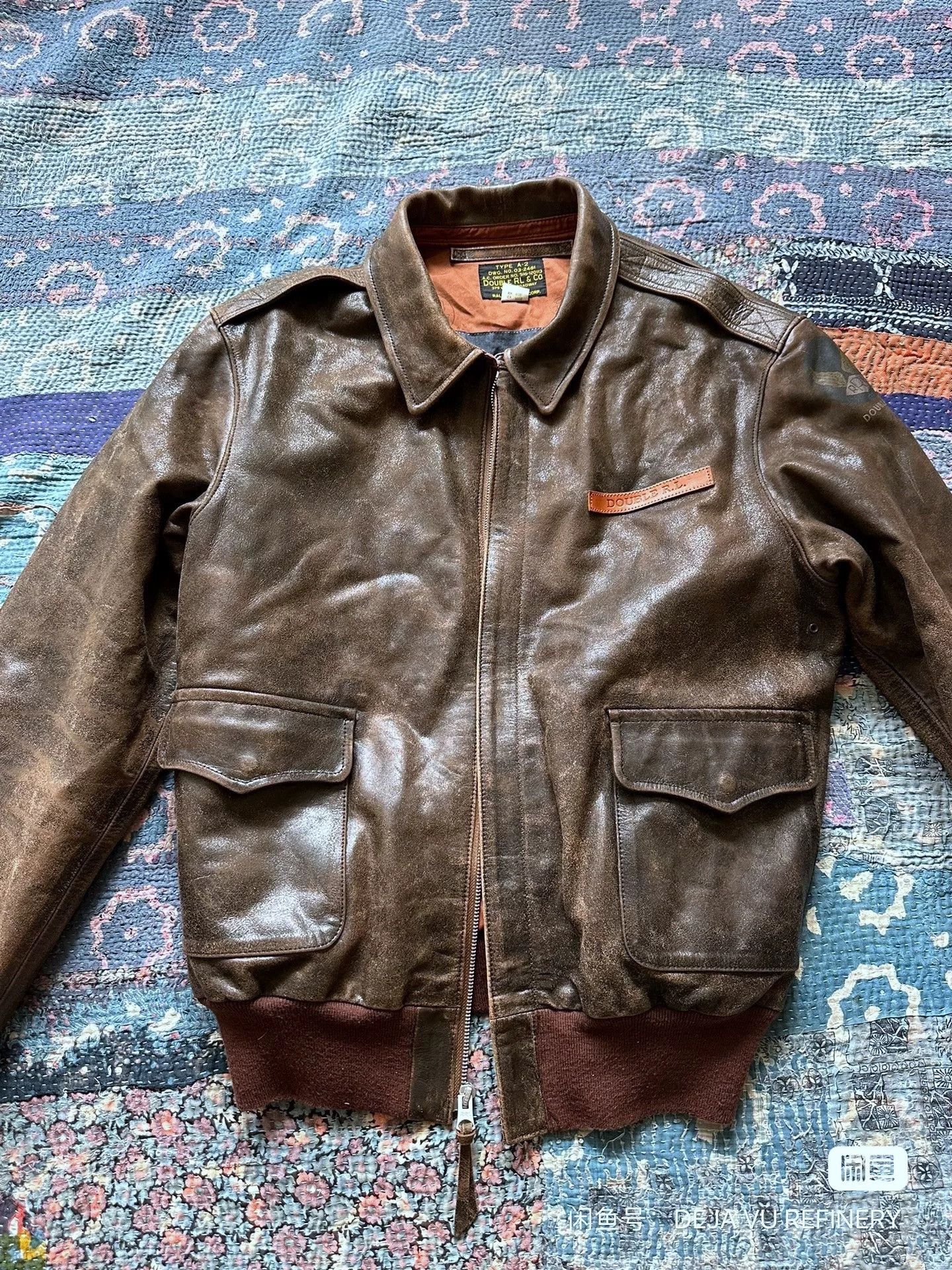 RRL Ralph Lauren RRL A2 Flight Leather Jacket - dmc | Grailed