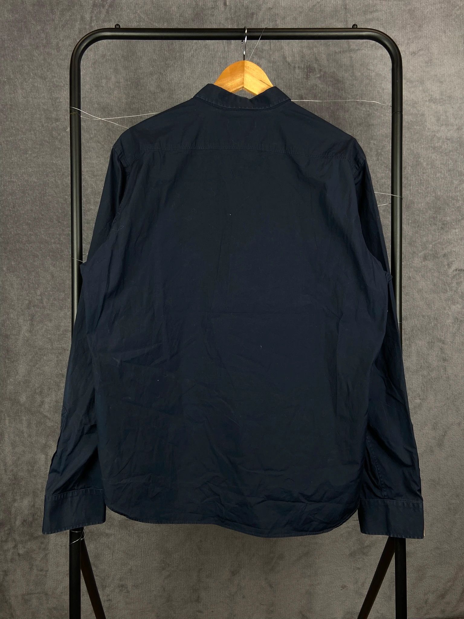 Burberry Burberry Navy Blue Shirt XL Classic Vintage Size US XL / EU 56 / 4 - 7 Thumbnail
