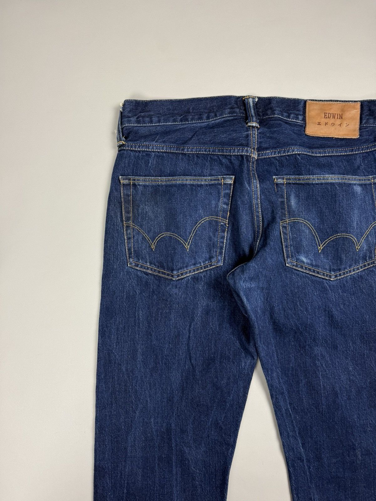 Edwin Edwin ED-55 Regular Tapered Rainbow Selvedge Denim Jeans Size US 31 - 22 Thumbnail