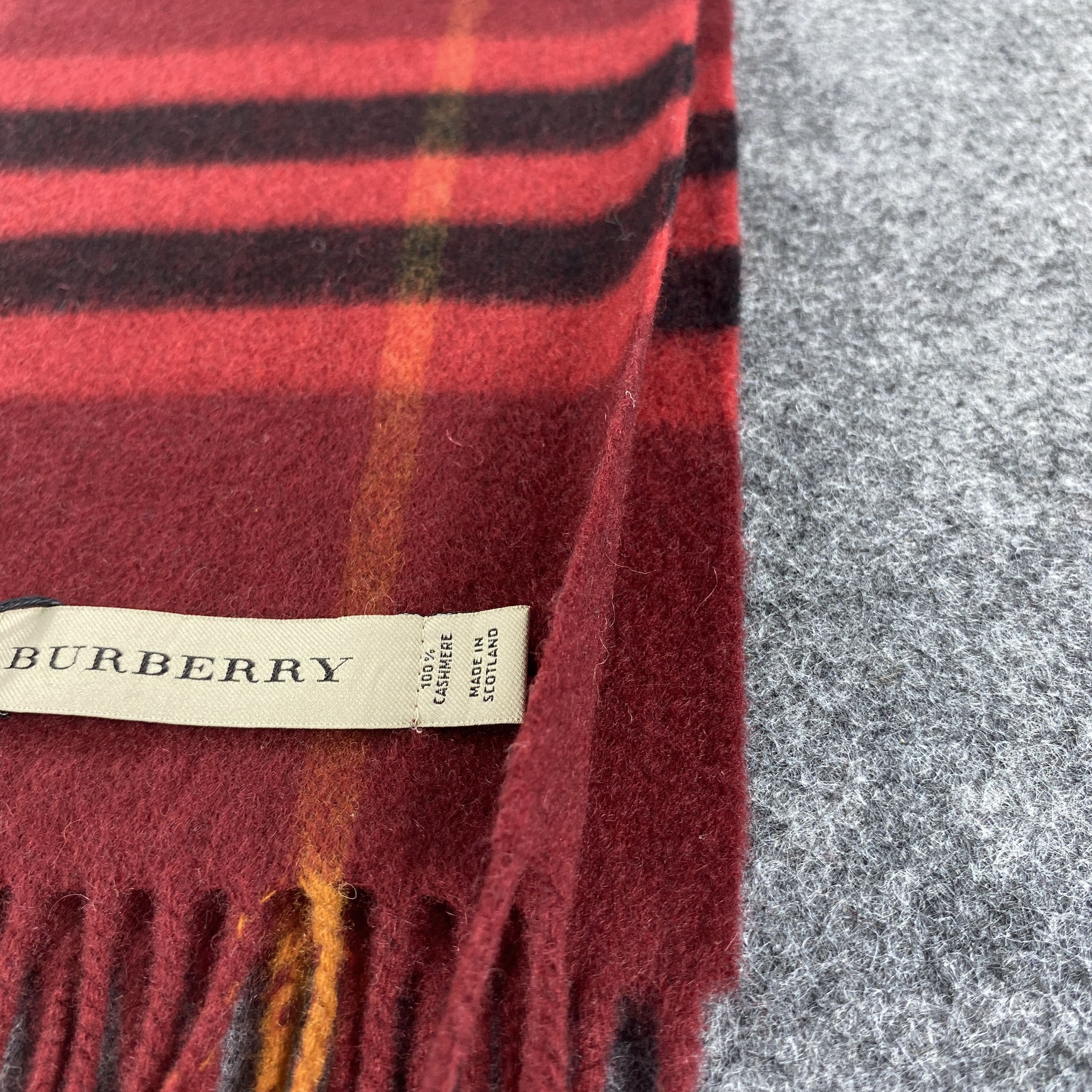 Burberry × Vintage GF10676 Burberry Scarf Neck Wear Muffler Nova Check Size ONE SIZE - 7 Thumbnail