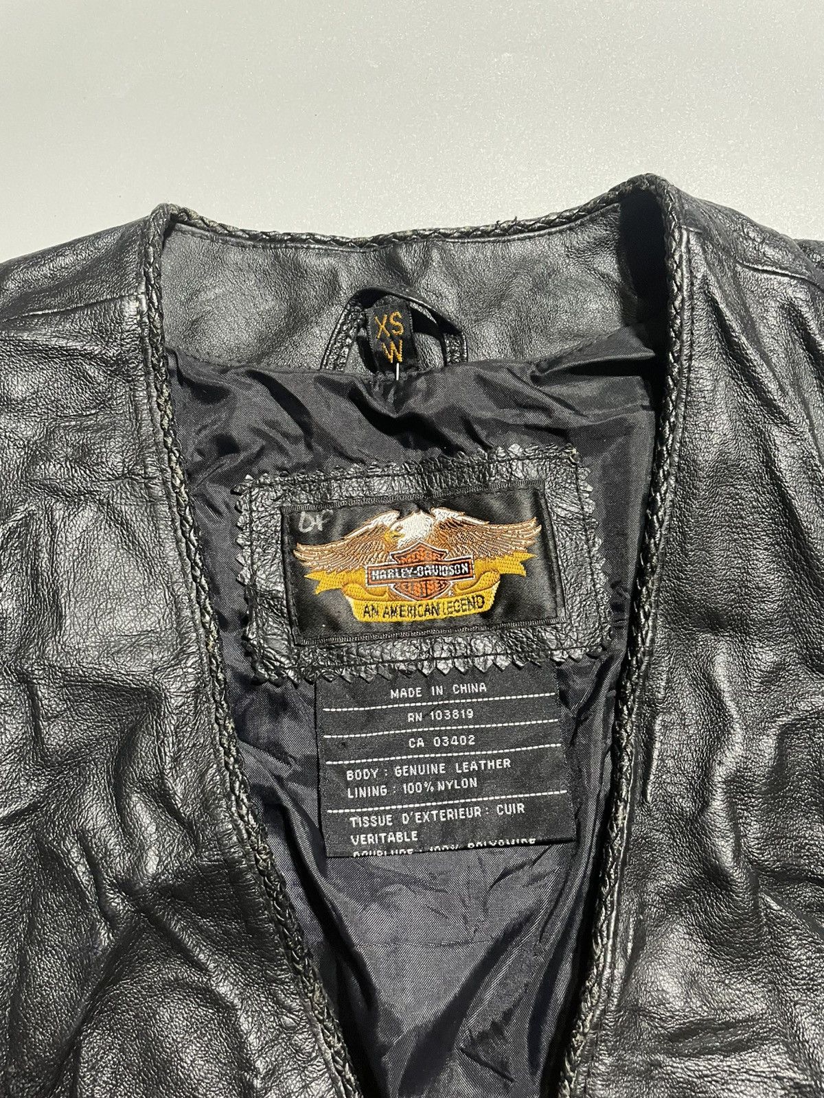Harley Davidson Genuine Leather Harley Davidson Vest Size XS / US 0-2 / IT 36-38 - 5 Thumbnail