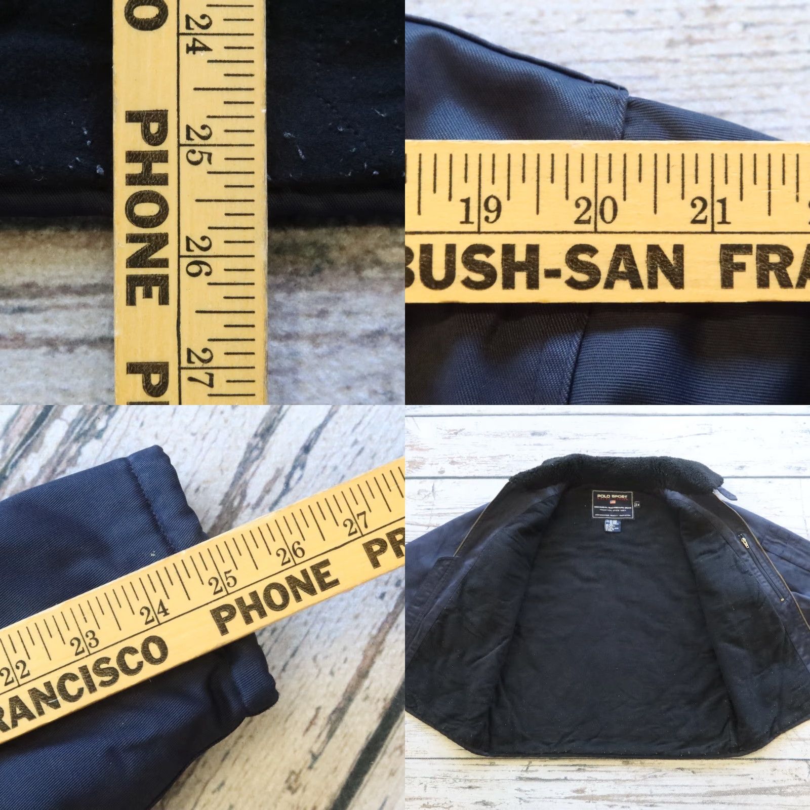 Vintage VINTAGE Polo Sport Ralph Lauren Bomber Jacket Men M Blue Size US M / EU 48-50 / 2 - 8 Thumbnail
