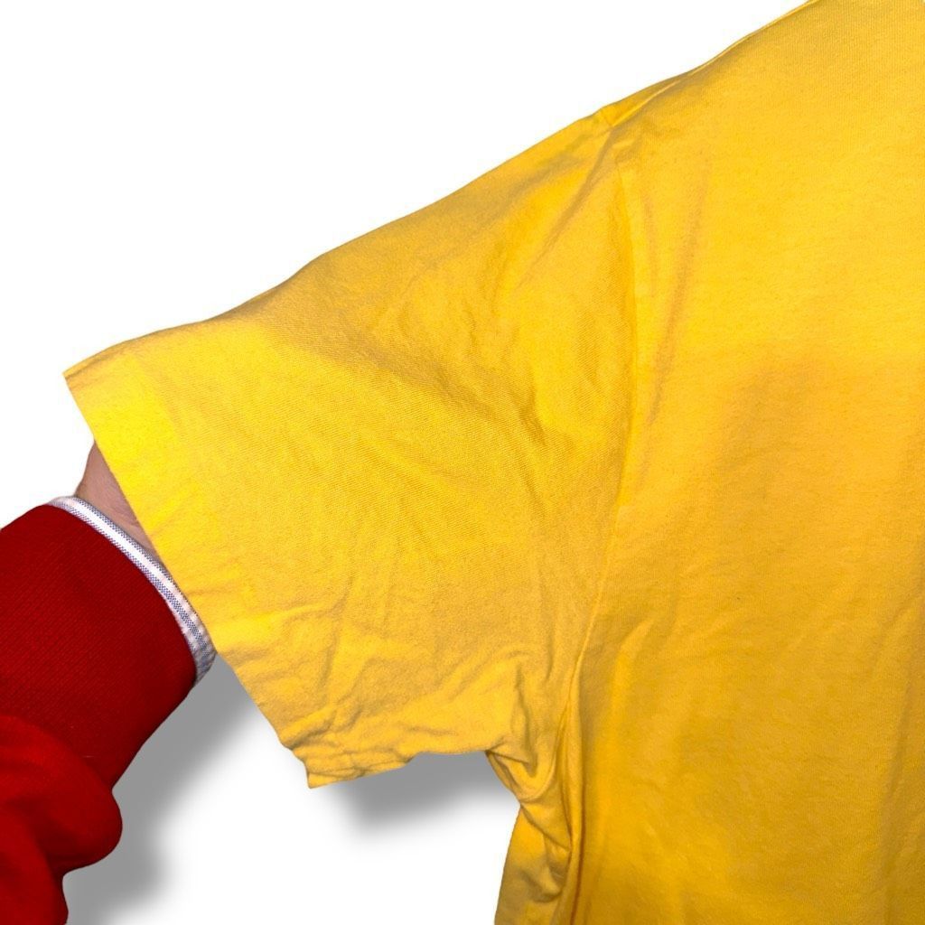 Polo Ralph Lauren 90s Polo Ralph Lauren Spring Yellow Cotton S/S T-Shirt Sz L Size US L / EU 52-54 / 3 - 4 Thumbnail