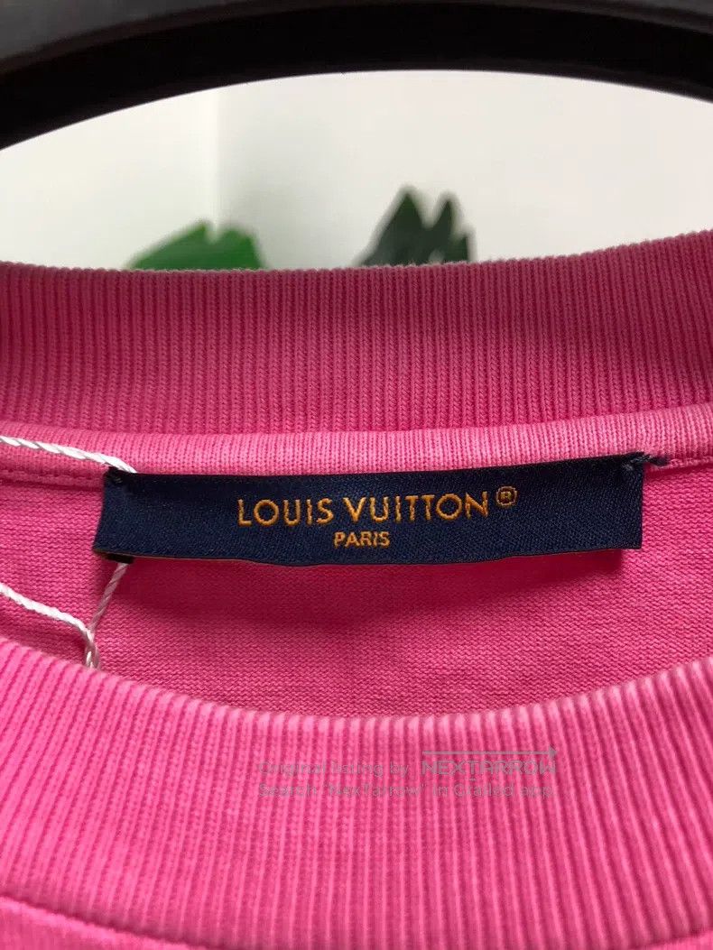 Louis Vuitton Louis Vuitton FW23 Solid Flip Effect Cotton Short Sleeve Size US L / EU 52-54 / 3 - 3 Thumbnail