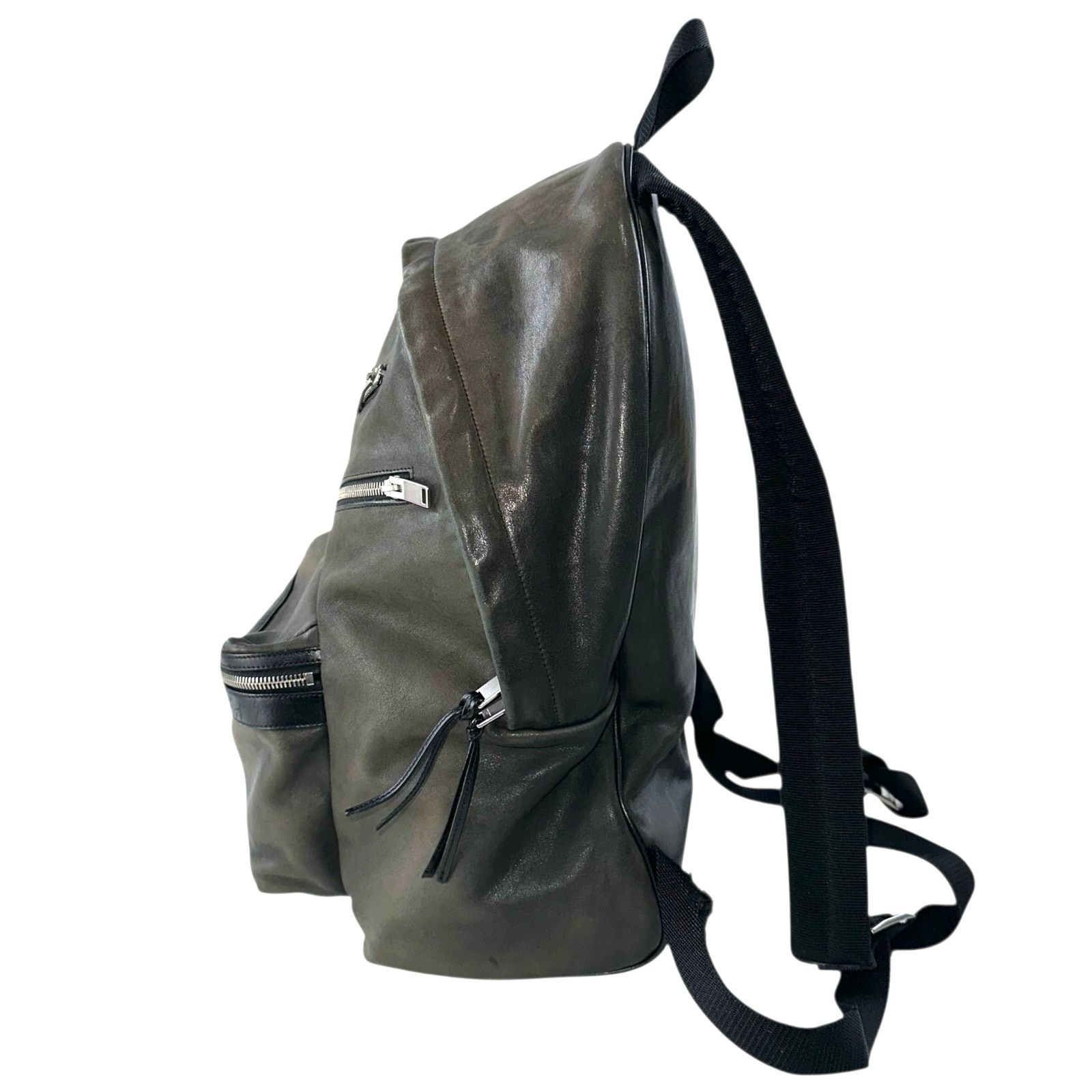 Yves Saint Laurent Saint Laurent Leather City Backpack Size ONE SIZE - 2 Thumbnail