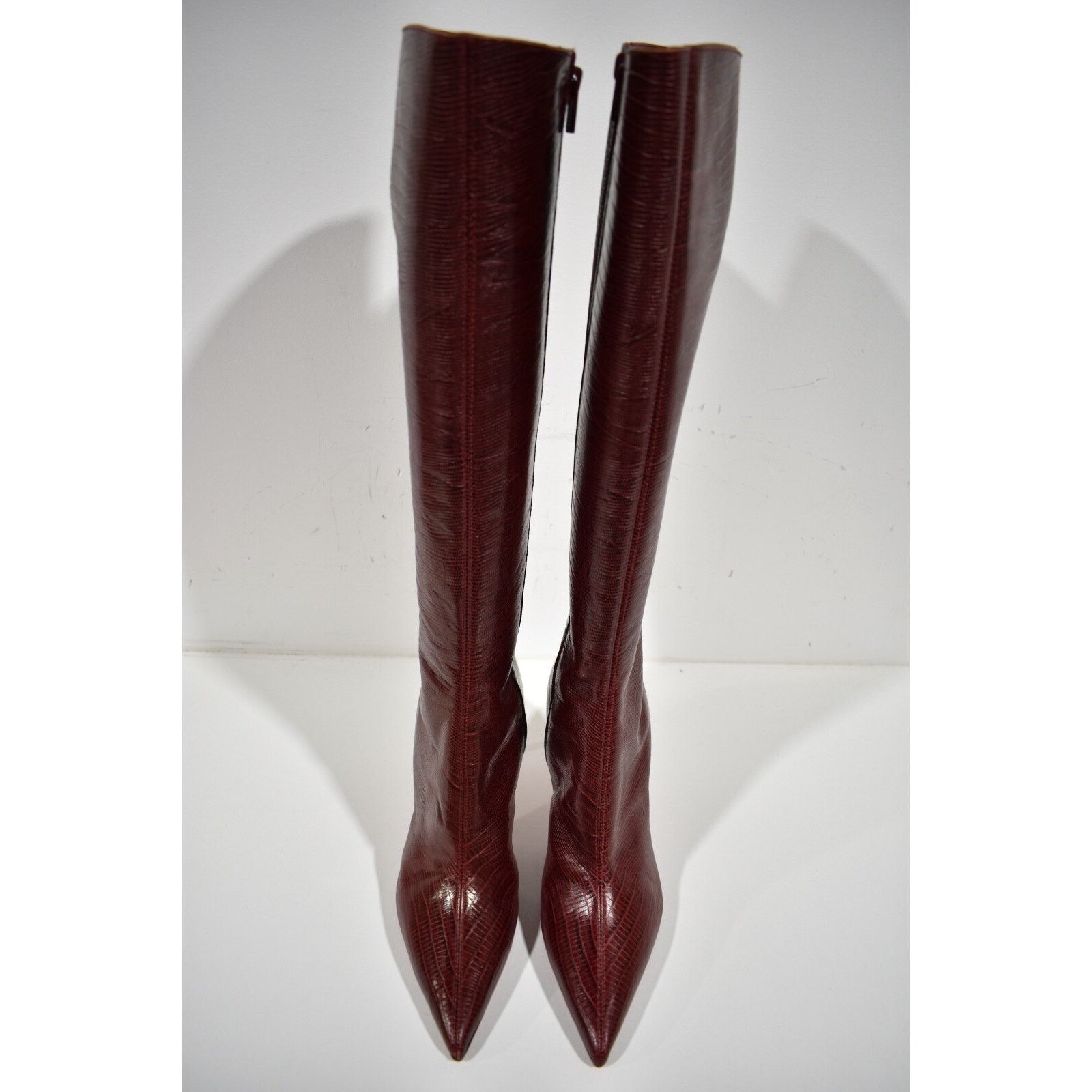Christian Louboutin Christian Louboutin Kate Botta 85 Red Calf Lizzy Knee High Size US 10.5 / IT 40.5 - 6 Thumbnail