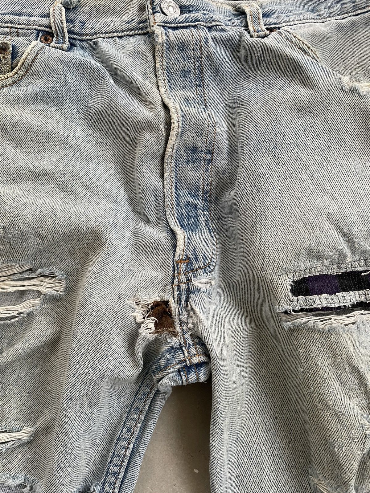 Designer × Levi's VINTAGE LEVIS 501 MADE IN USA ARTWORK PANT Size US 35 - 4 Thumbnail