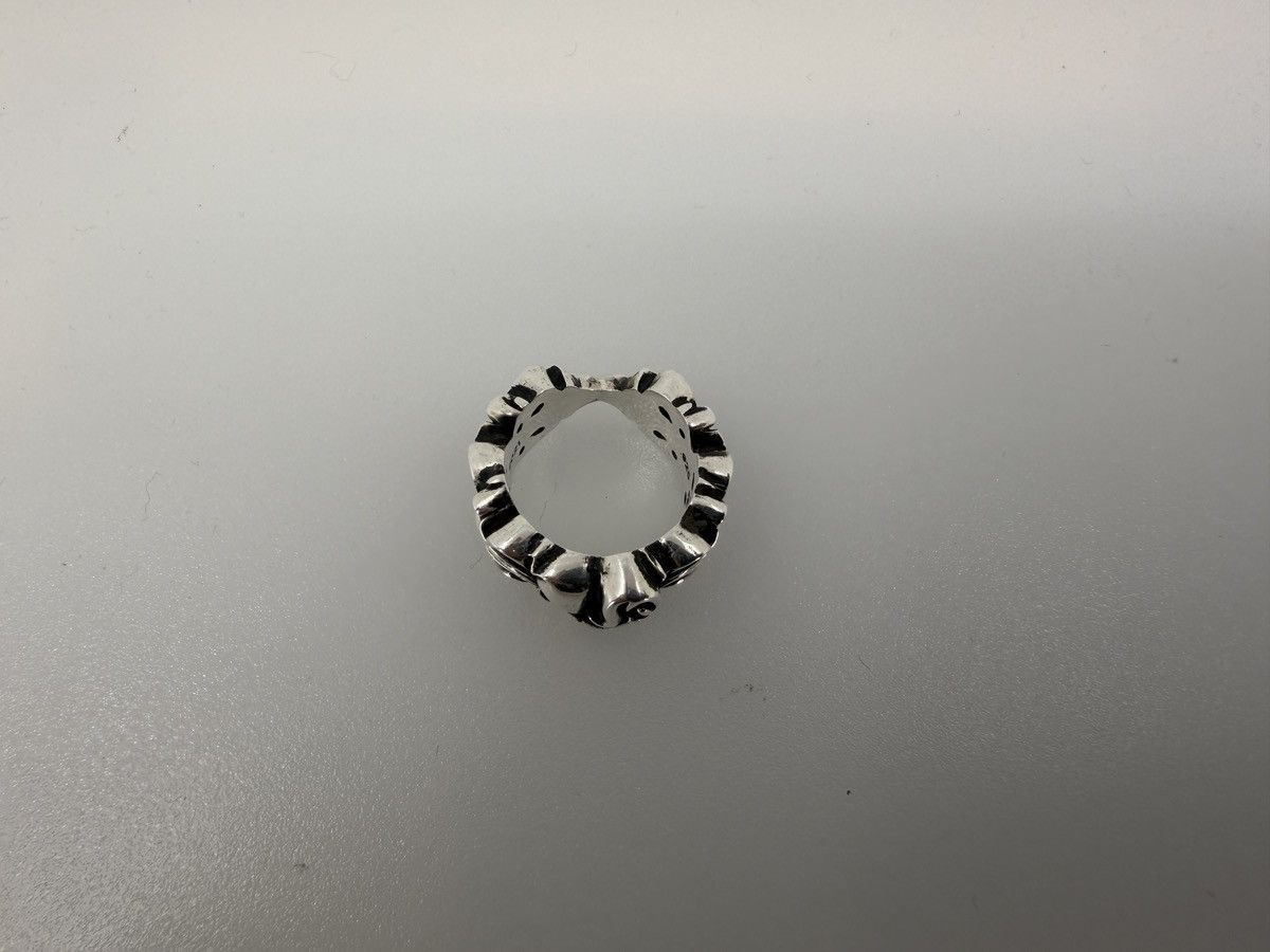 Chrome Hearts Chrome Hearts Double Floral Cross Heart Ring - size 7 Size ONE SIZE - 2 Thumbnail