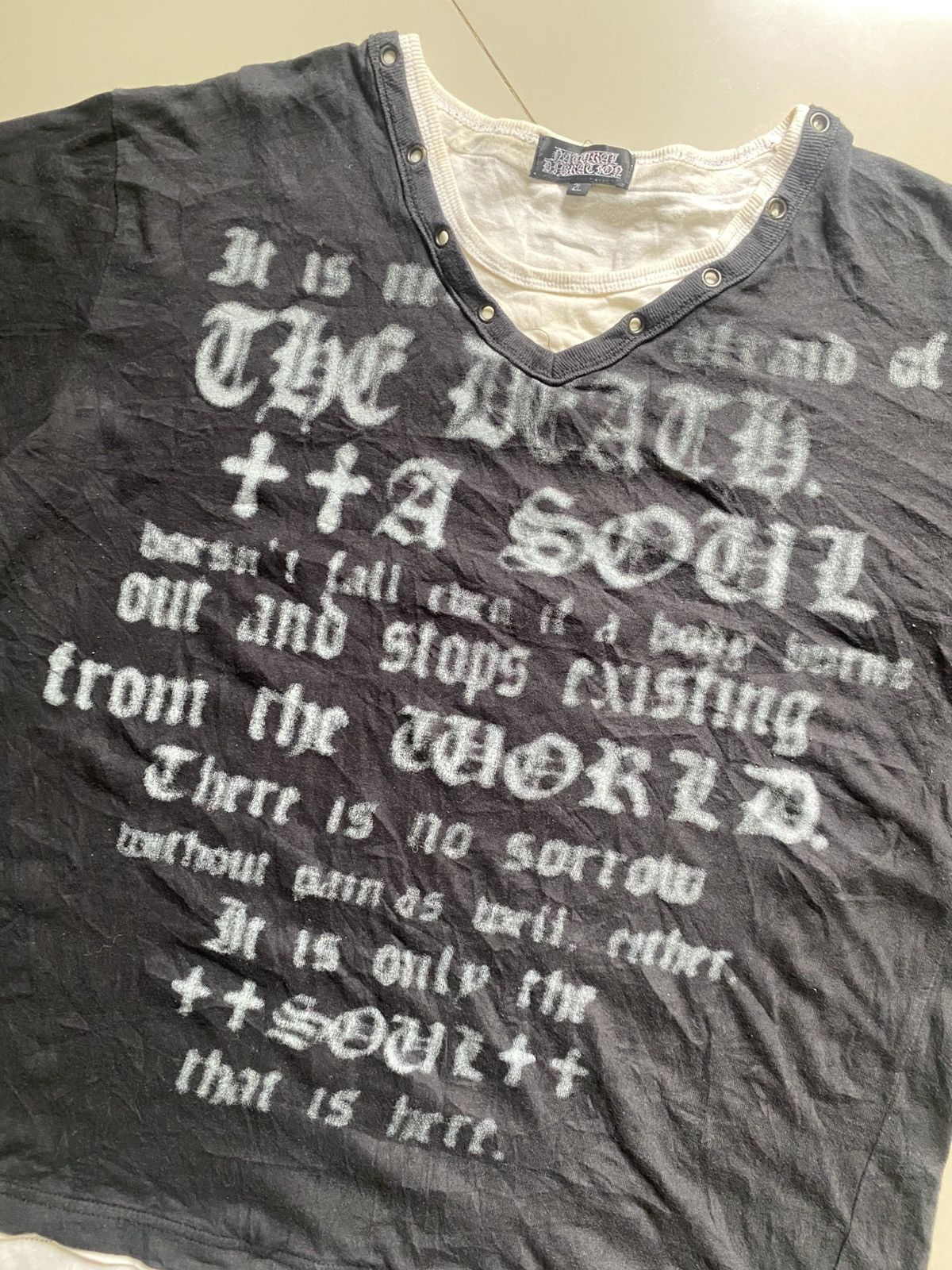 Japanese Brand Y2k Graphic Tee Size US XL / EU 56 / 4 - 2 Thumbnail