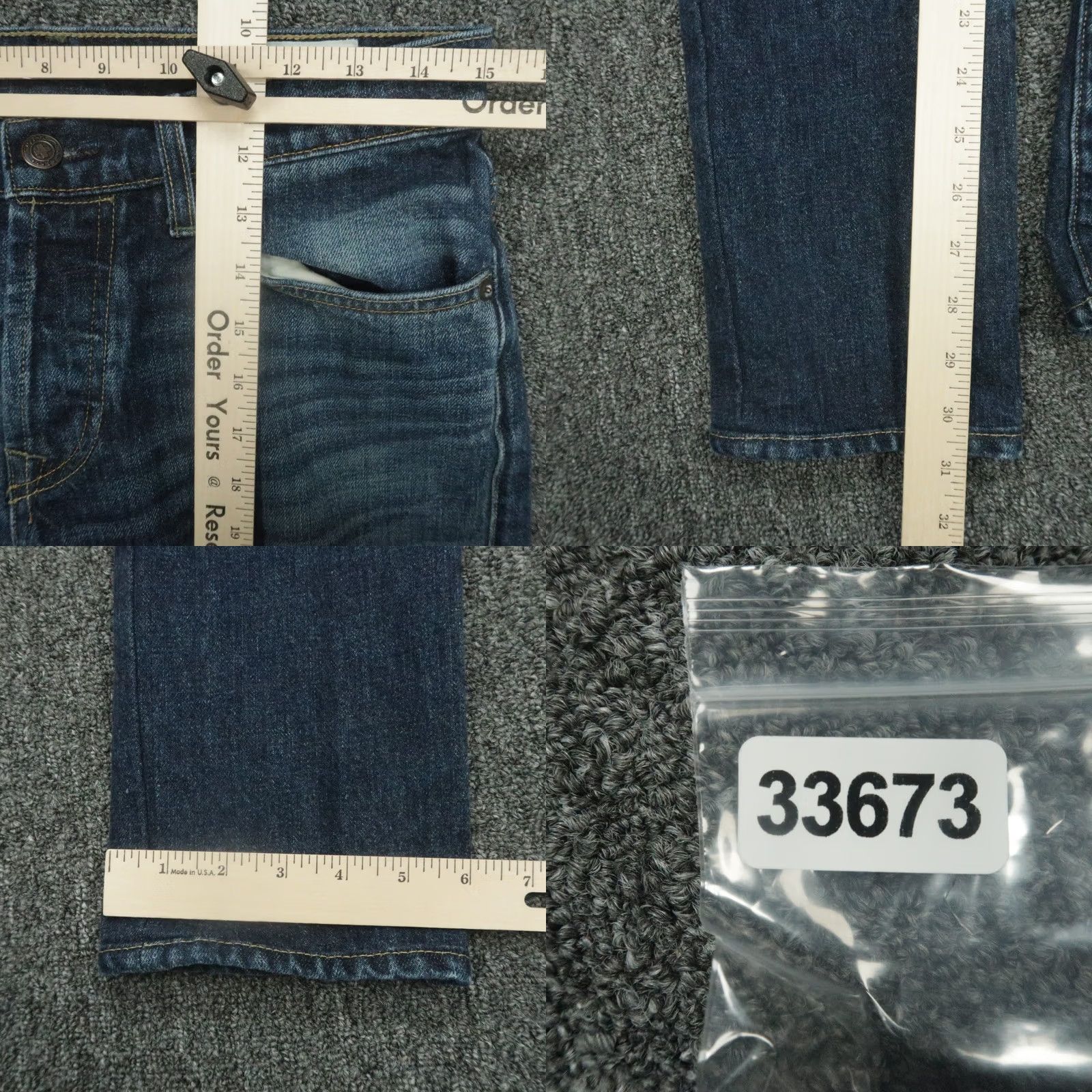 Imogene + Willie Imogene And Willie Jeans Mens 29x32 Blue 5 Pocket Straight Medium Wash Product Details Mens Regular Denim Vintage: No Size US 29 - 8 Thumbnail