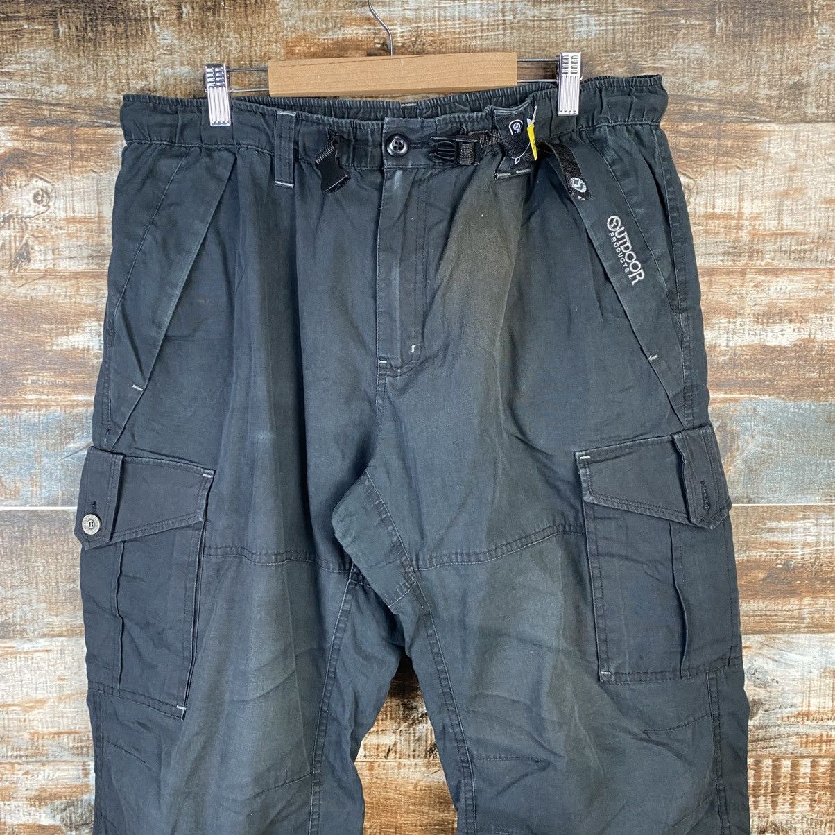 Other DL Outdoor Life Black Cargo Multipocket Pants #C1250 Size US 32 / EU 48 - 4 Thumbnail
