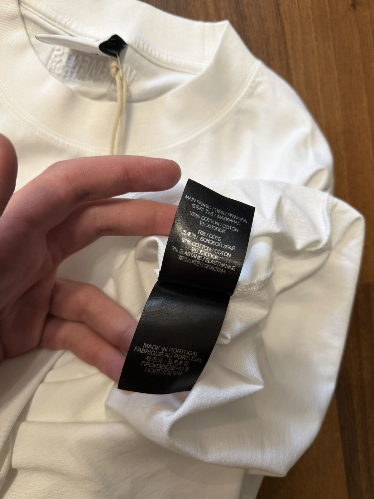 Vetements Vetements 5G White Tee Size US XS / EU 42 / 0 - 8 Thumbnail