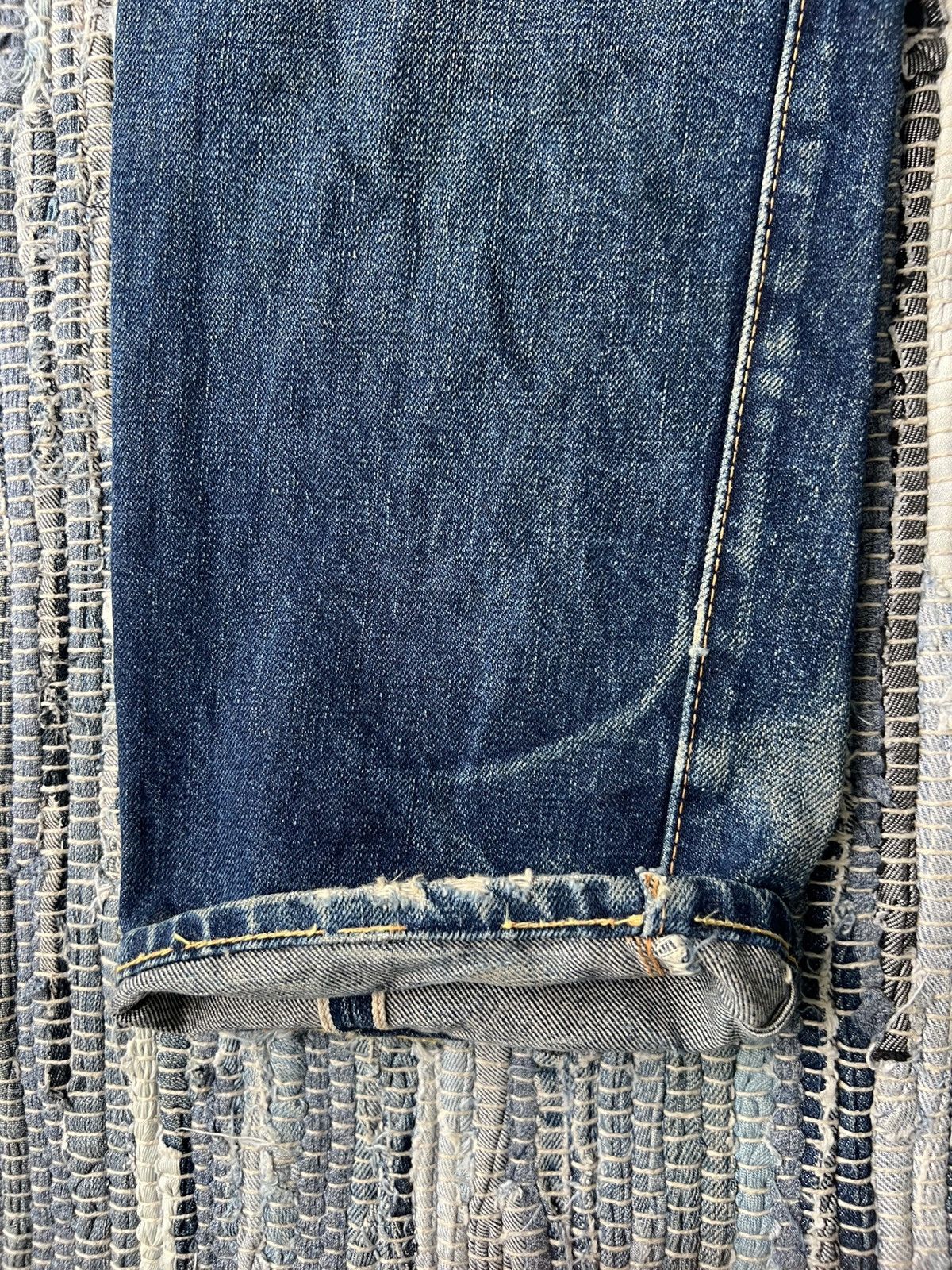 Denime 1990s Denime Kyoto Orizzonti Beautiful Faded Selvaged Denim Size US 30 / EU 46 - 10 Thumbnail
