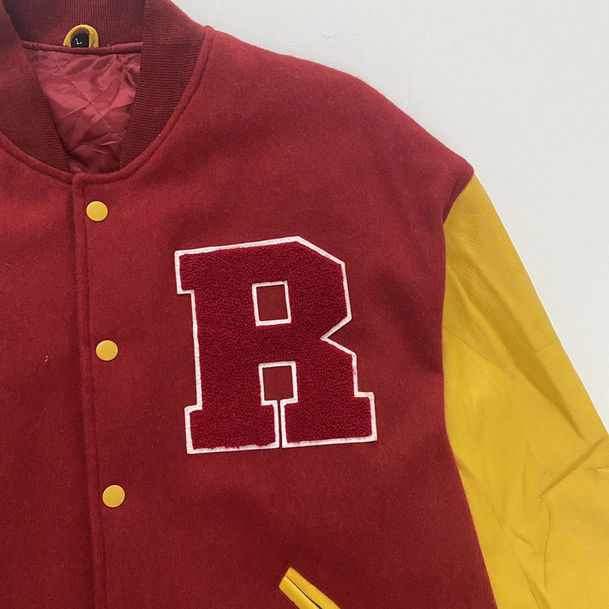 Japanese Brand × Vintage ✨Vintage Ryoko Hirosup Original wool varsity jacket Size US L / EU 52-54 / 3 - 7 Thumbnail