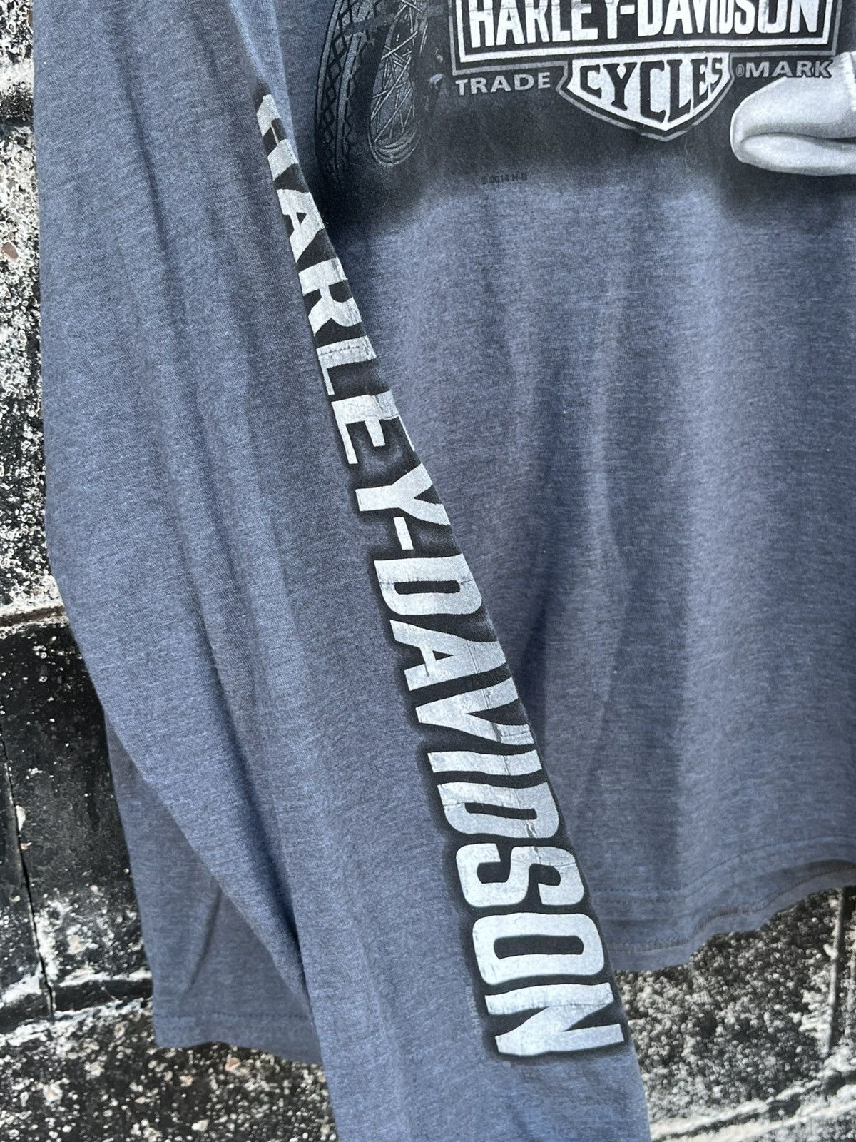 Harley Davidson × Vintage Harley Davidson vintage longsleeve pin up girl skater hype Size US XL / EU 56 / 4 - 4 Thumbnail
