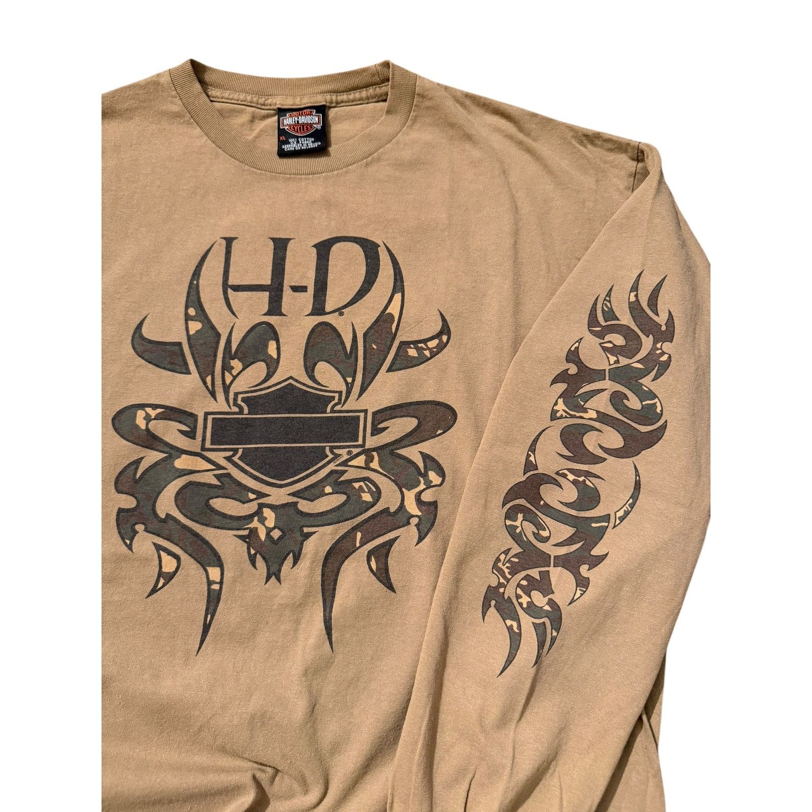 Vintage Vintage HD Tribal Long Sleeve Smoky Mountain HD Tan Size US XL / EU 56 / 4 - 3 Thumbnail
