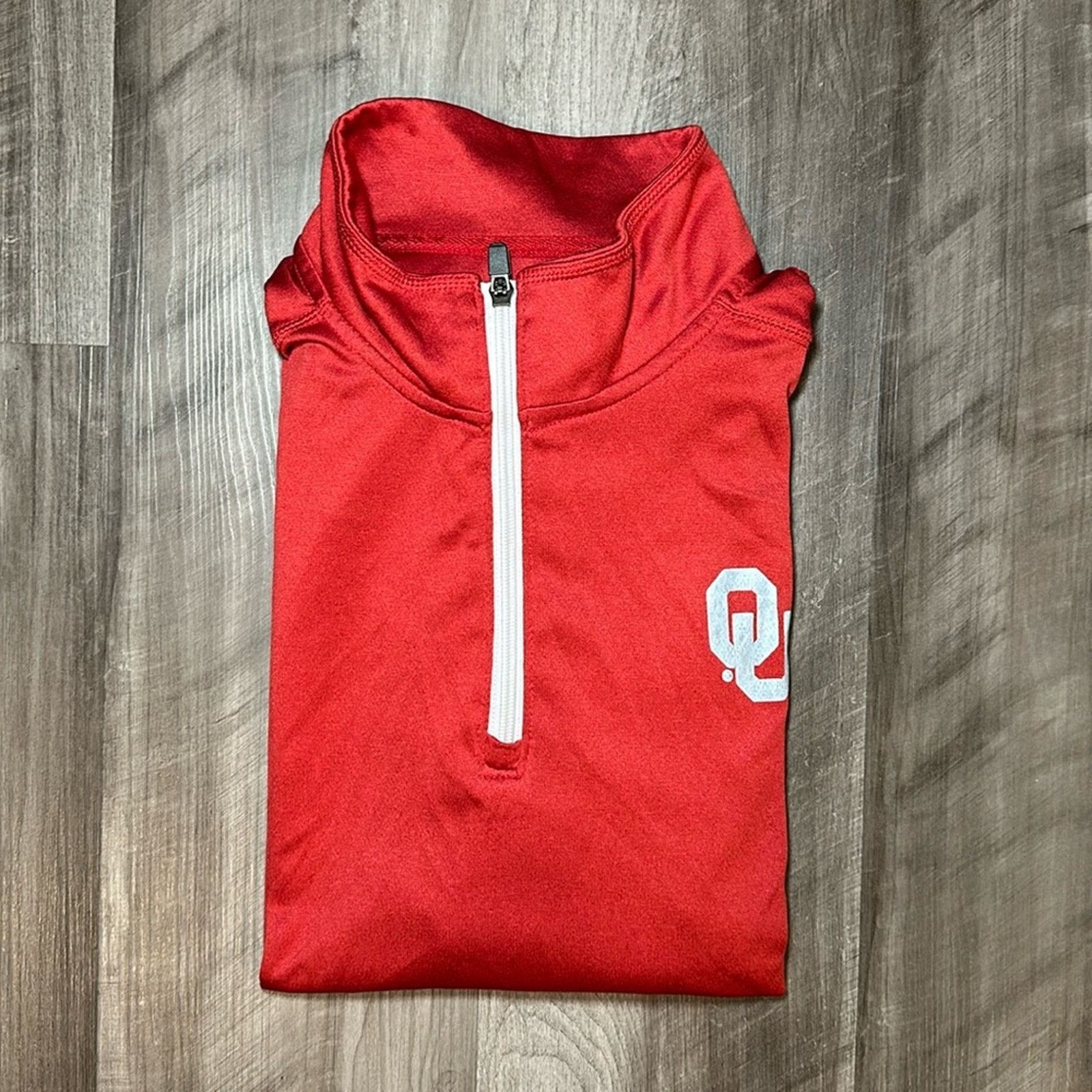Champion Oklahoma Sooners Champion Quarter Zip Pullover - 2XL Size US XXL / EU 58 / 5 - 1 Thumbnail