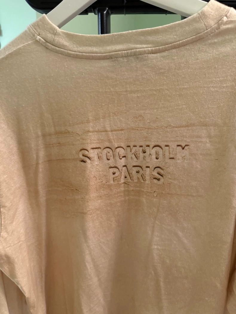 Acne Studios Acne Studios Sandy beige logo summer-themed long-sleeved s Size L / US 10 / IT 46 - 7 Thumbnail