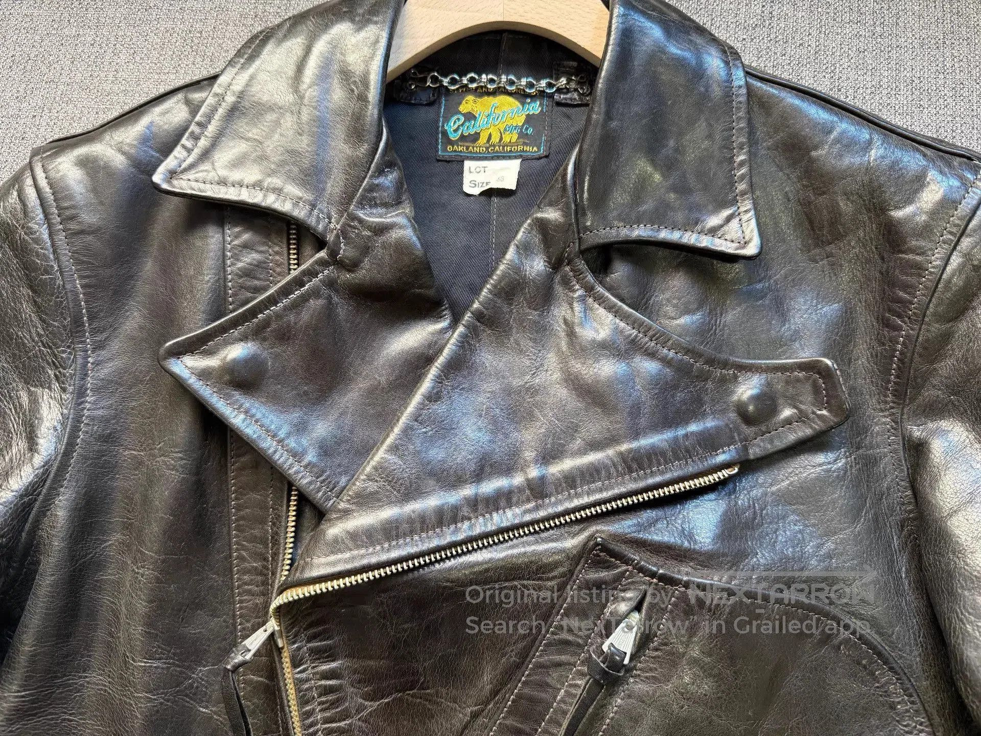 Rainbow Country Brown Leather Jacket - Size XXS. Size US XXS / EU 40 - 4 Thumbnail