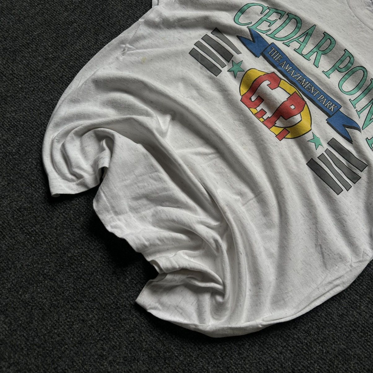 Grailed VTG Cedar Point The Amazement Park T-shirts Big Logo Single Size US L / EU 52-54 / 3 - 8 Thumbnail