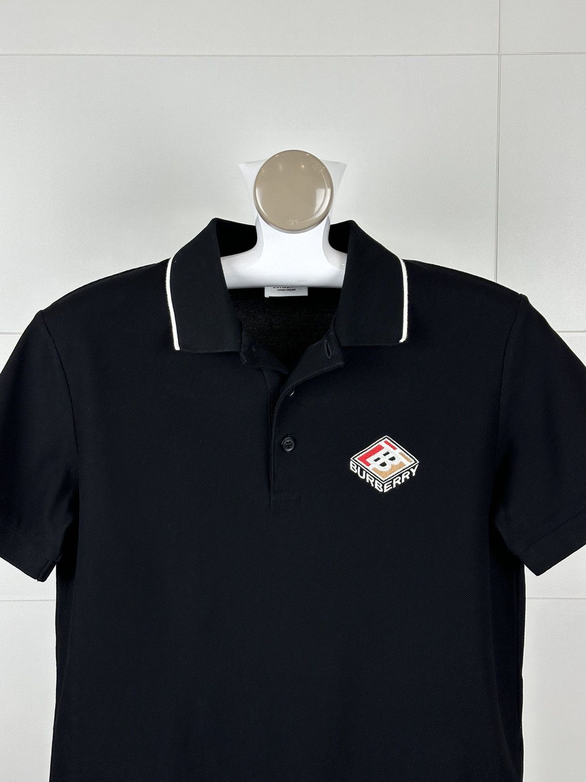 Burberry × Burberry Prorsum Burberry MEN polo t-shirt black grapphic print logo TB Size US S / EU 44-46 / 1 - 3 Thumbnail