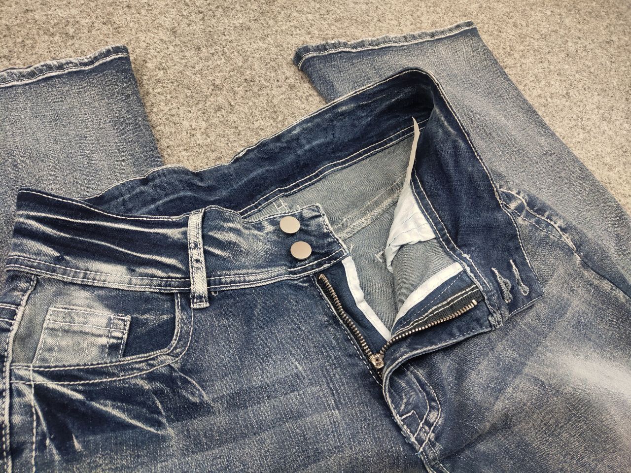 Japanese Brand Vintage Japan hysteric glamour Style Star Logo Flared Jeans Size 32" / US 10 / IT 46 - 12 Thumbnail