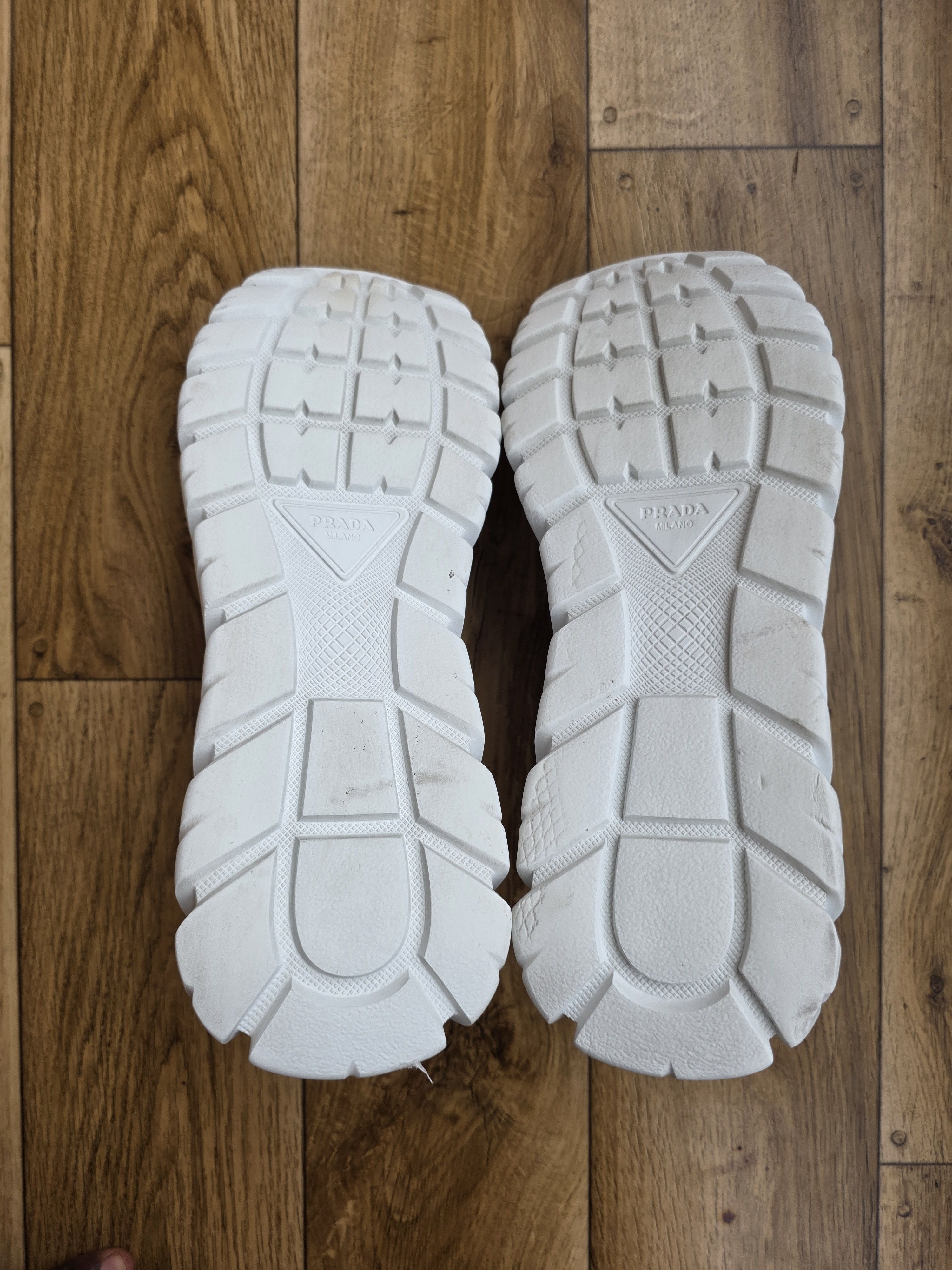 Prada Prada Low Top White Men Sneakers Size US 12 / EU 45 - 9 Thumbnail
