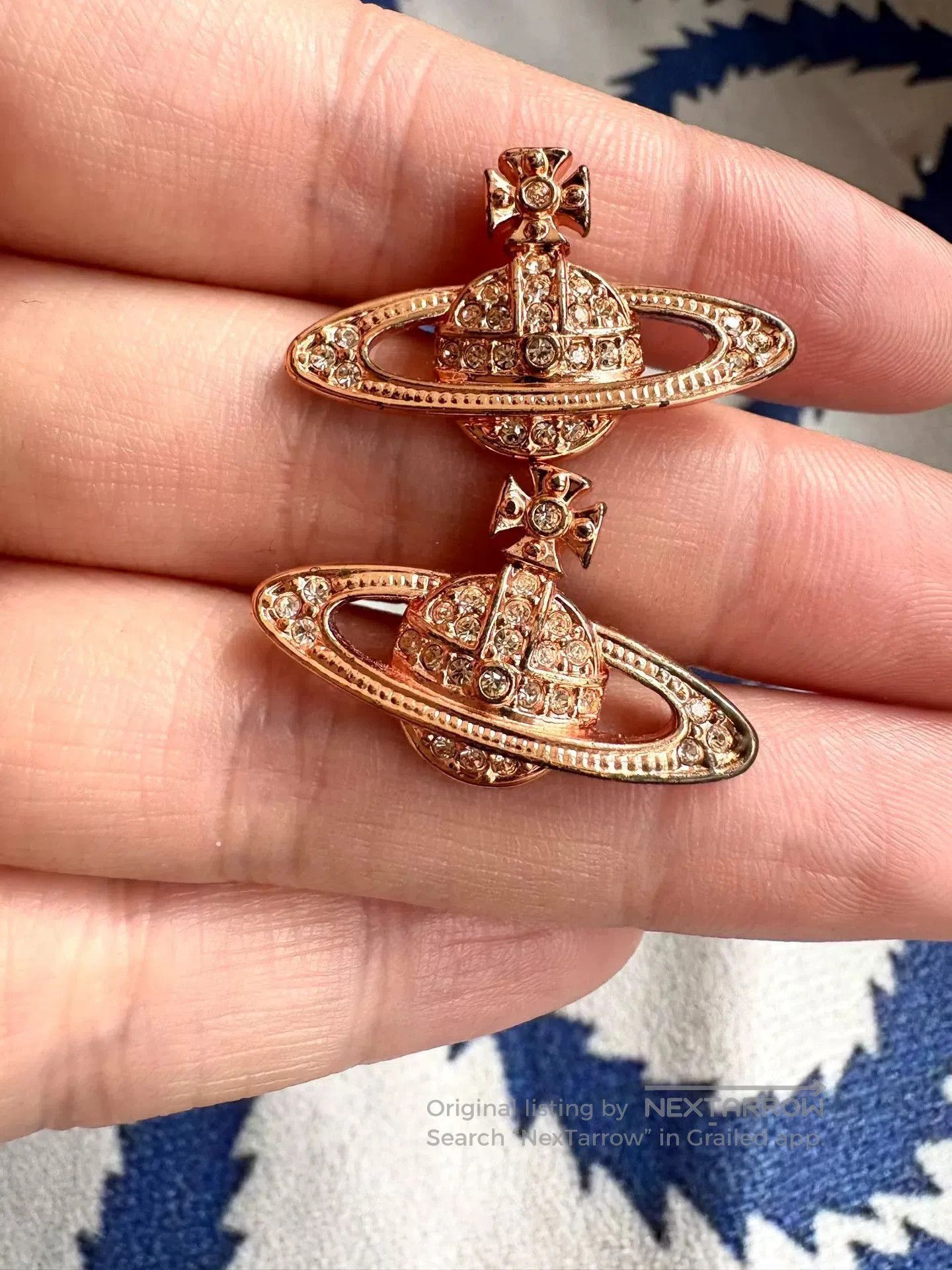 Vivienne Westwood vivienne westwood rose gold earrings. Size ONE SIZE - 5 Thumbnail
