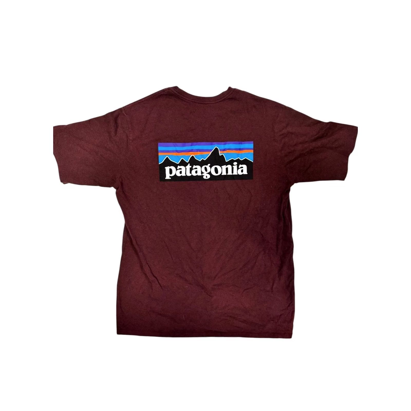Patagonia Patagonia Responsibili-Tee T-Shirt Men's Large Burgundy Recycled Size US L / EU 52-54 / 3 - 4 Thumbnail