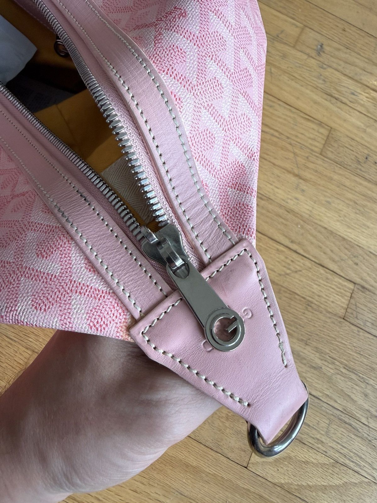 Goyard 2008 Pink Sakura Goyard Boeing Duffle Bag Size ONE SIZE - 9 Thumbnail