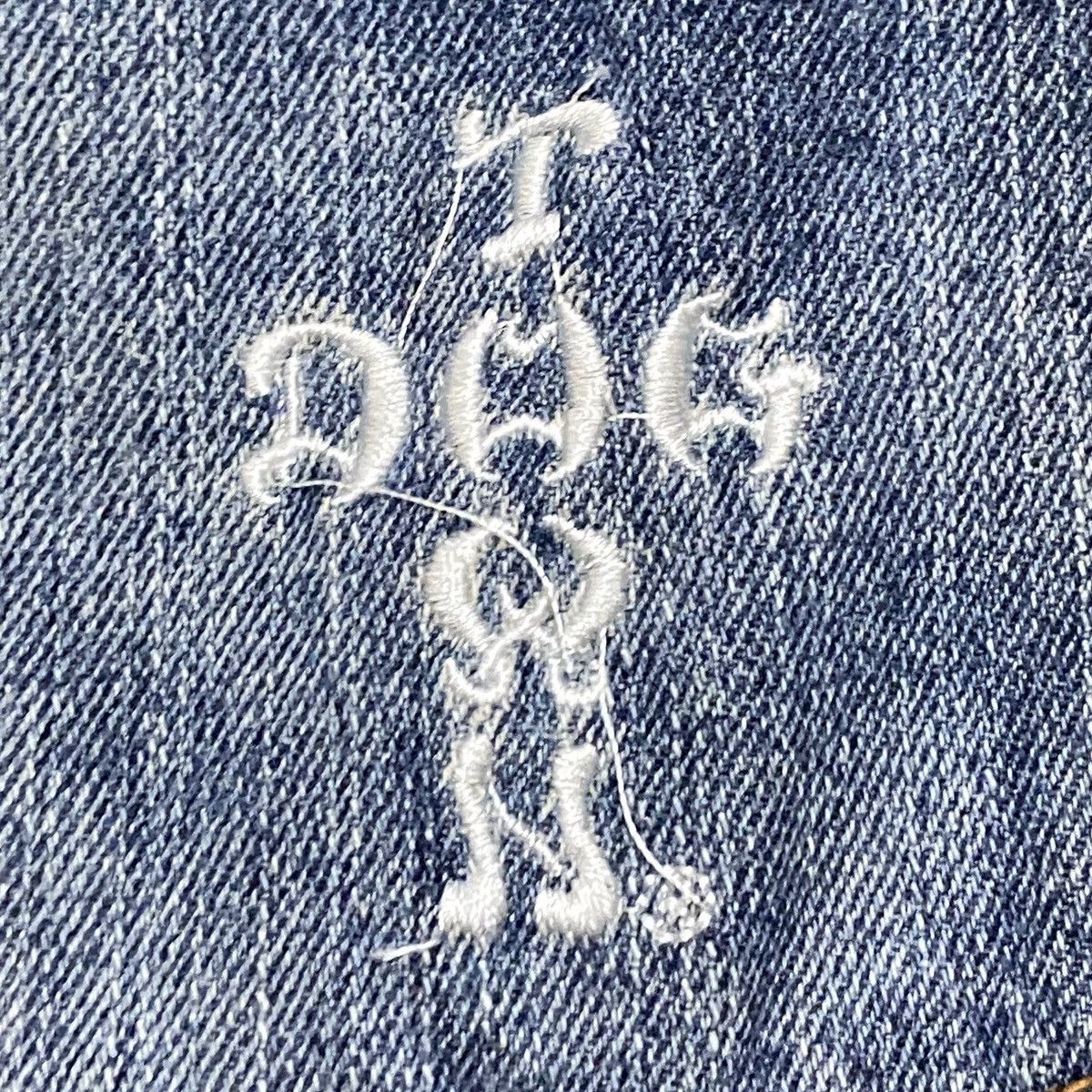 Dogtown Rare Design Vintage Brand Dog Town Sukajan Baggy Jeans 1990s Size US 33 - 10 Thumbnail