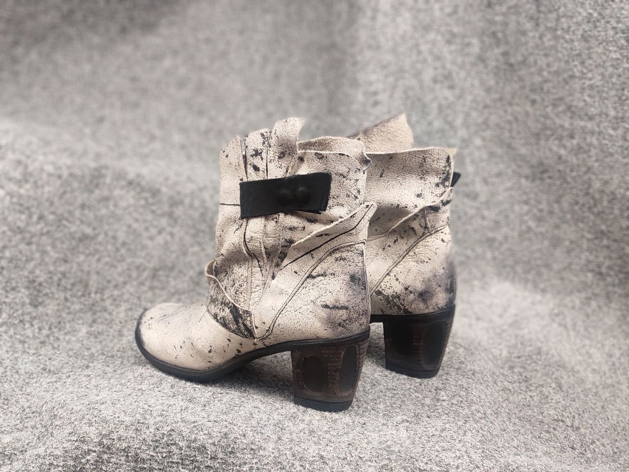 If Six Was Nine Vintage Papucei leather Ankle boots aged Ann MA+ guidi style Size US 10 / IT 40 - 7 Thumbnail