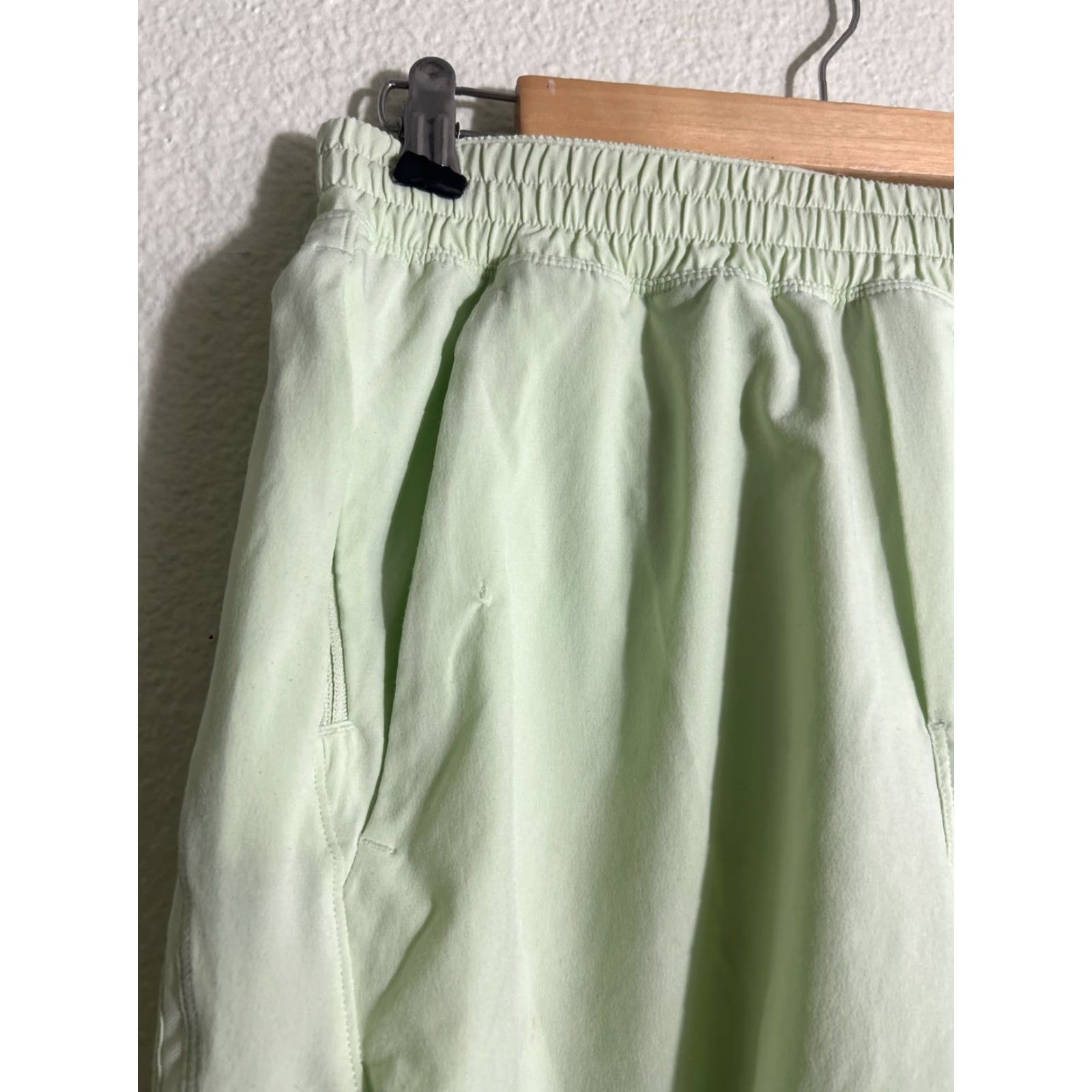 Lululemon Lululemon Pace Breaker Shorts Men Small Lime Green 27x10 Athletic Drawstring Lined Spring Summer" Size US 29 - 3 Thumbnail
