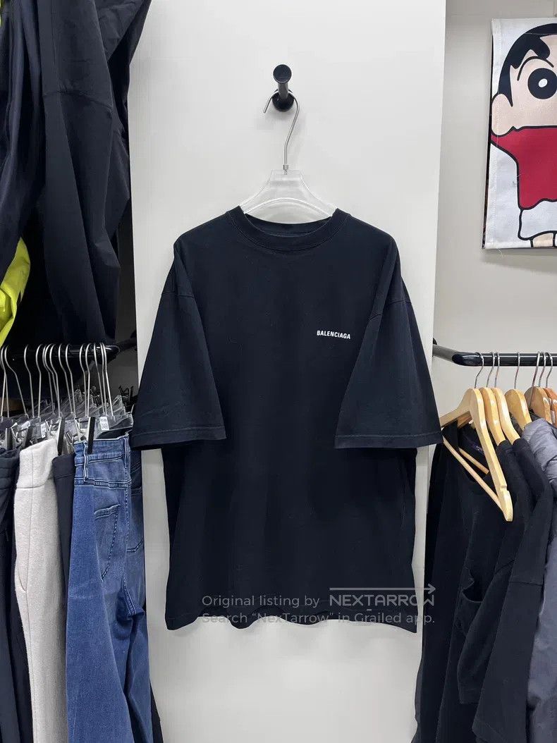 Balenciaga Balenciaga deflle Lettering Printed Short Sleeve Size US XXS / EU 40 - 1 Thumbnail