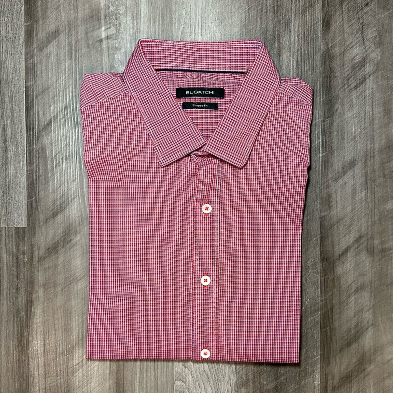 BUGATCHI Bugatchi Shaped Fit Performance Long Sleeve - 3XL Size US XXL / EU 58 / 5 - 1 Thumbnail