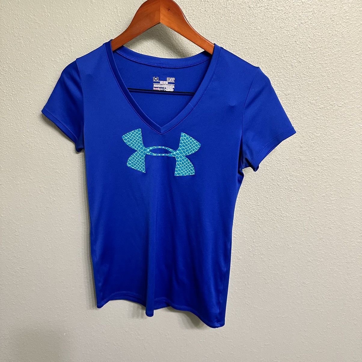 Under Armour Under Armour Blue Women’s Short Sleeve Tee Size S / US 4 / IT 40 - 1 Thumbnail