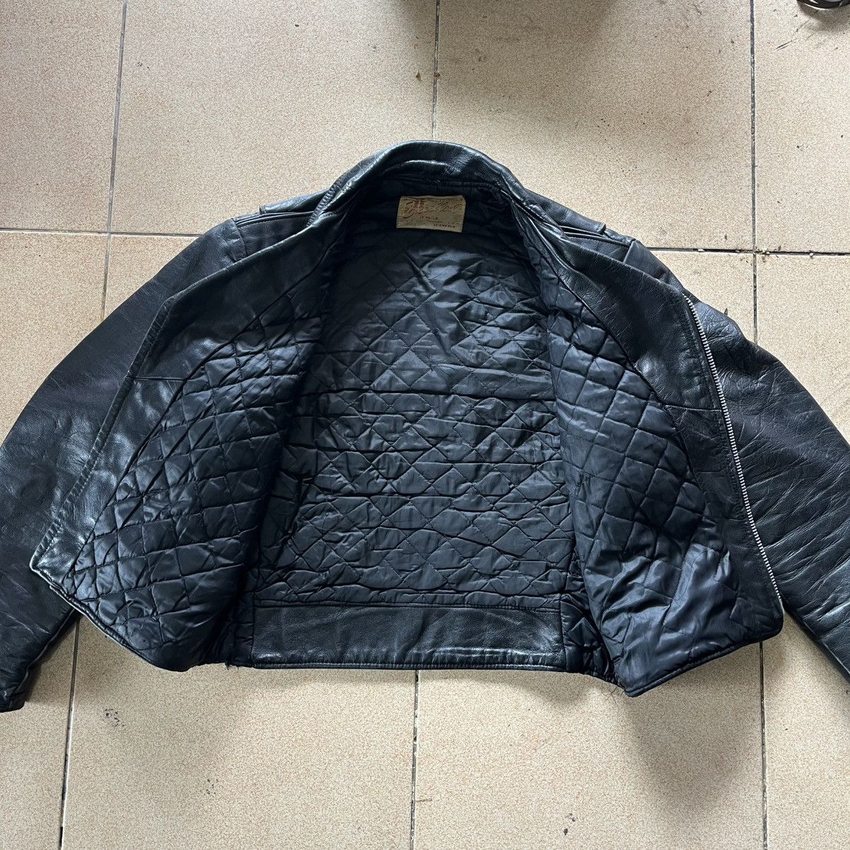 Excelled Vintage 60s 70s Excelled double riders leather jacket Size US L / EU 52-54 / 3 - 8 Thumbnail