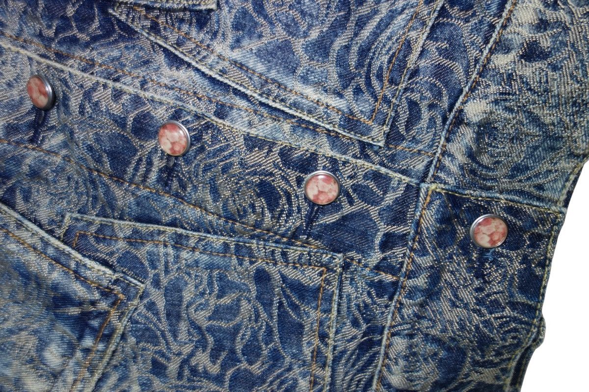 Issey Miyake Issey Miyake S/S2009 Jaquard Woven Denim Jacket Size US S / EU 44-46 / 1 - 5 Thumbnail