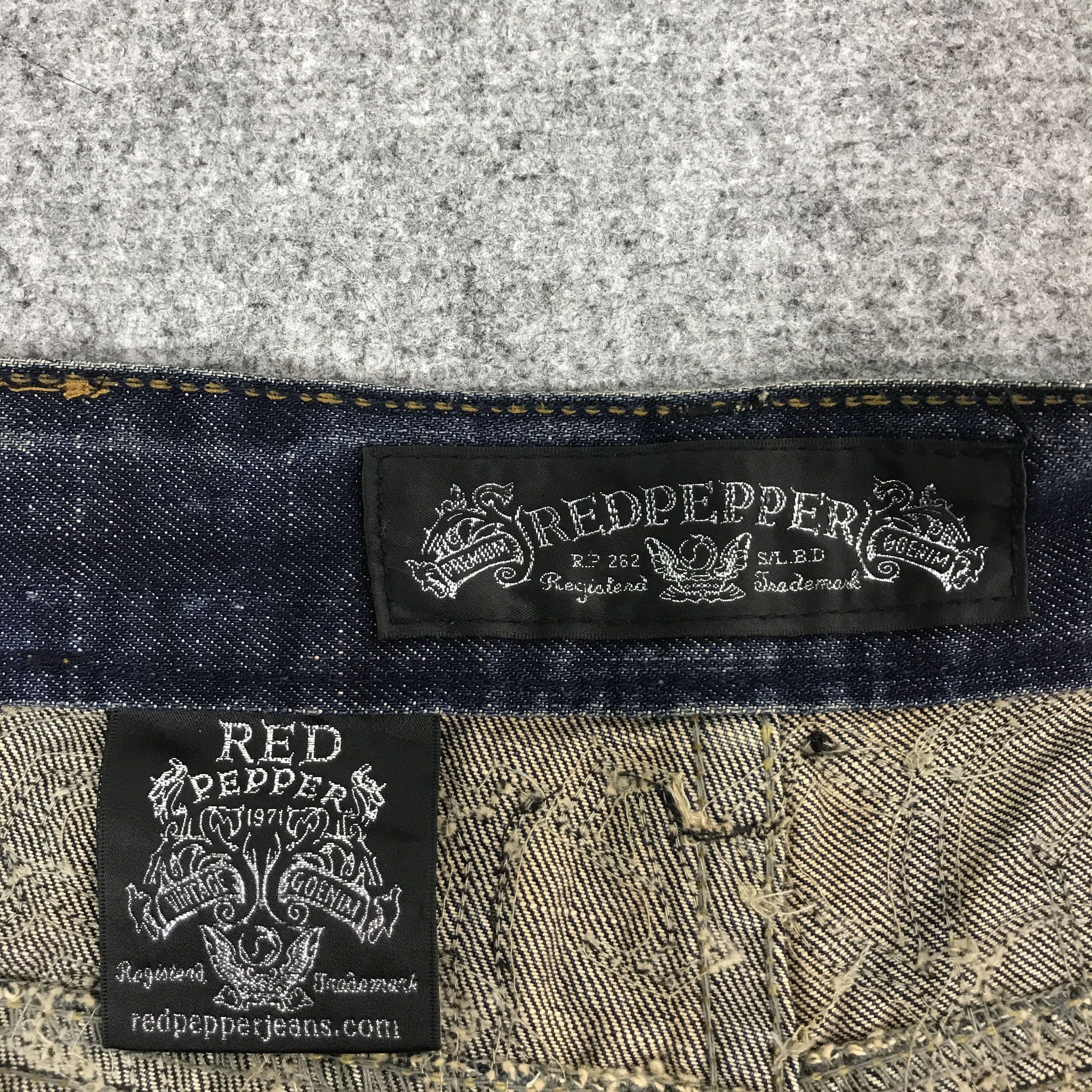 Japanese Brand red pepper Japan design Denim jeans Pants Size US 30 / EU 46 - 14 Thumbnail