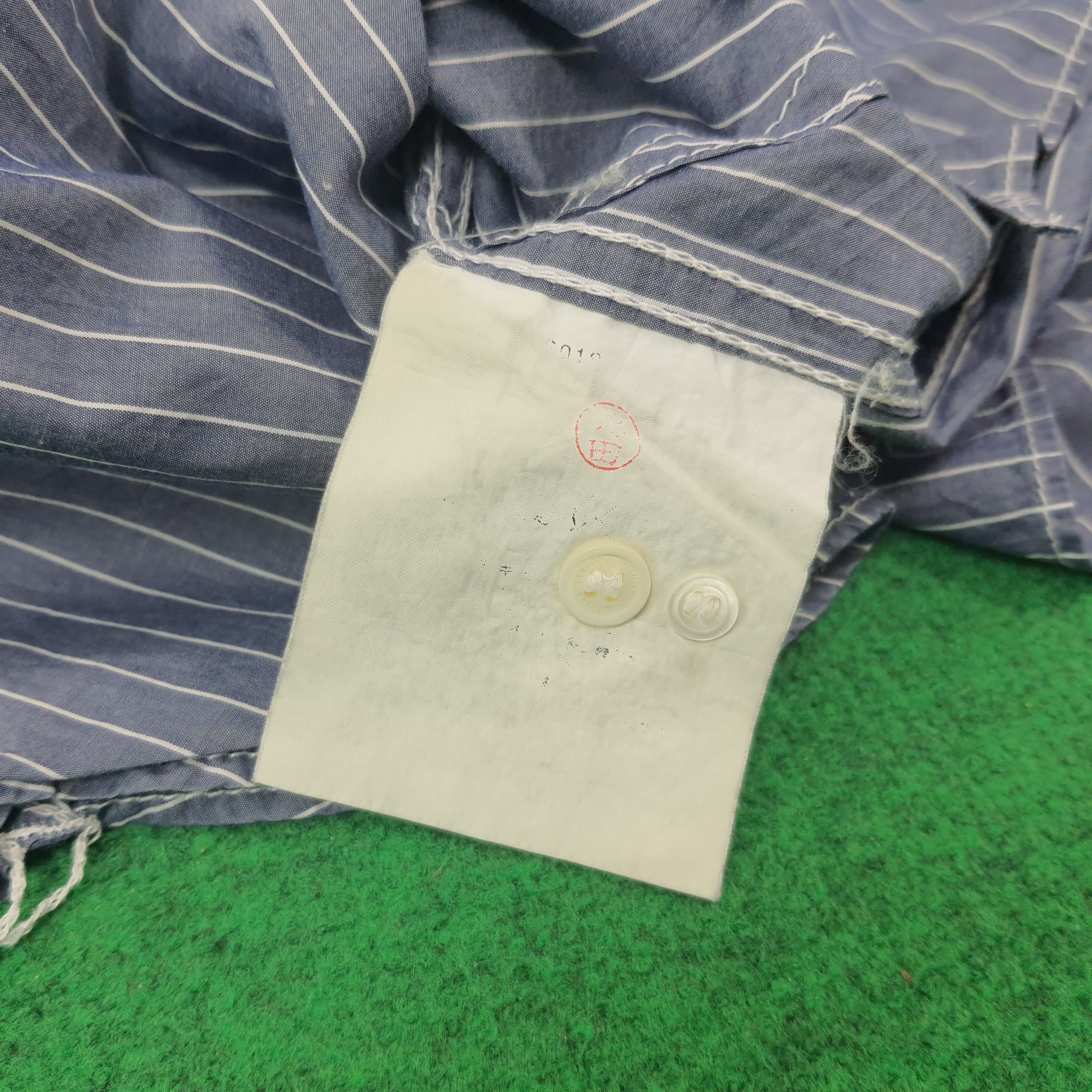 Comme des Garcons Homme × Japanese Brand × Vintage Vintage Comme Des Garcons Homme Button Up Shirt C219N51 Size US S / EU 44-46 / 1 - 6 Thumbnail