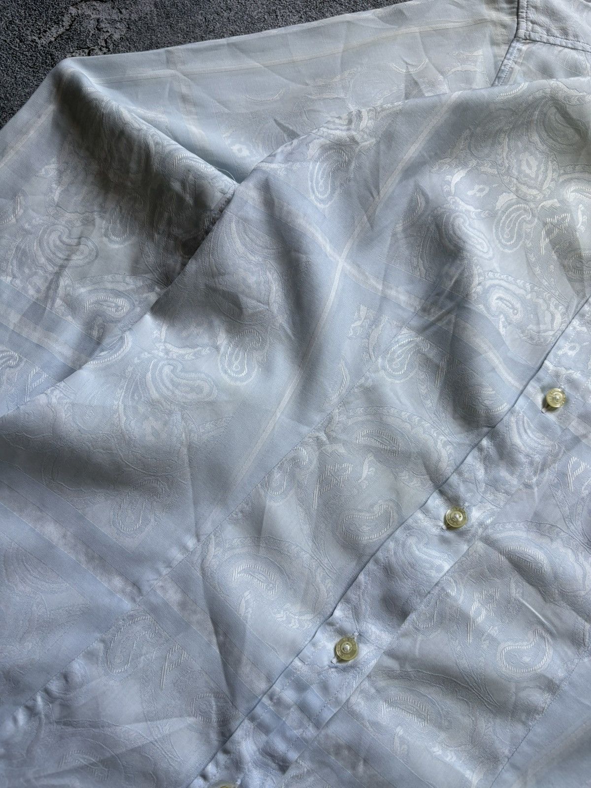 Etro Vintage Etro Luxury Pattern Shirt Button Up Size S / US 4 / IT 40 - 5 Thumbnail