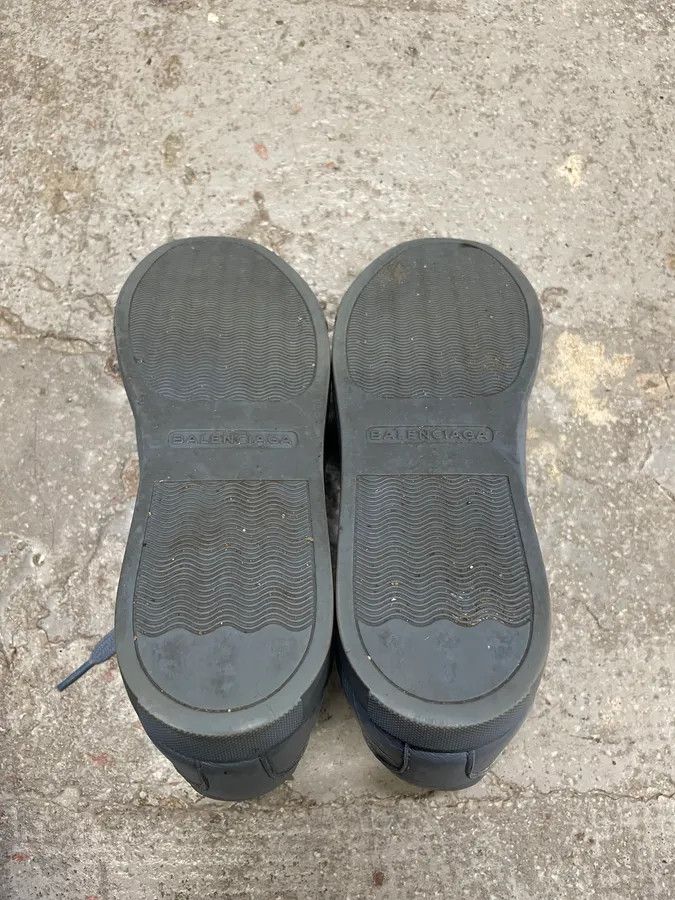 Balenciaga Arena Baby Blue Low Leather Shoes