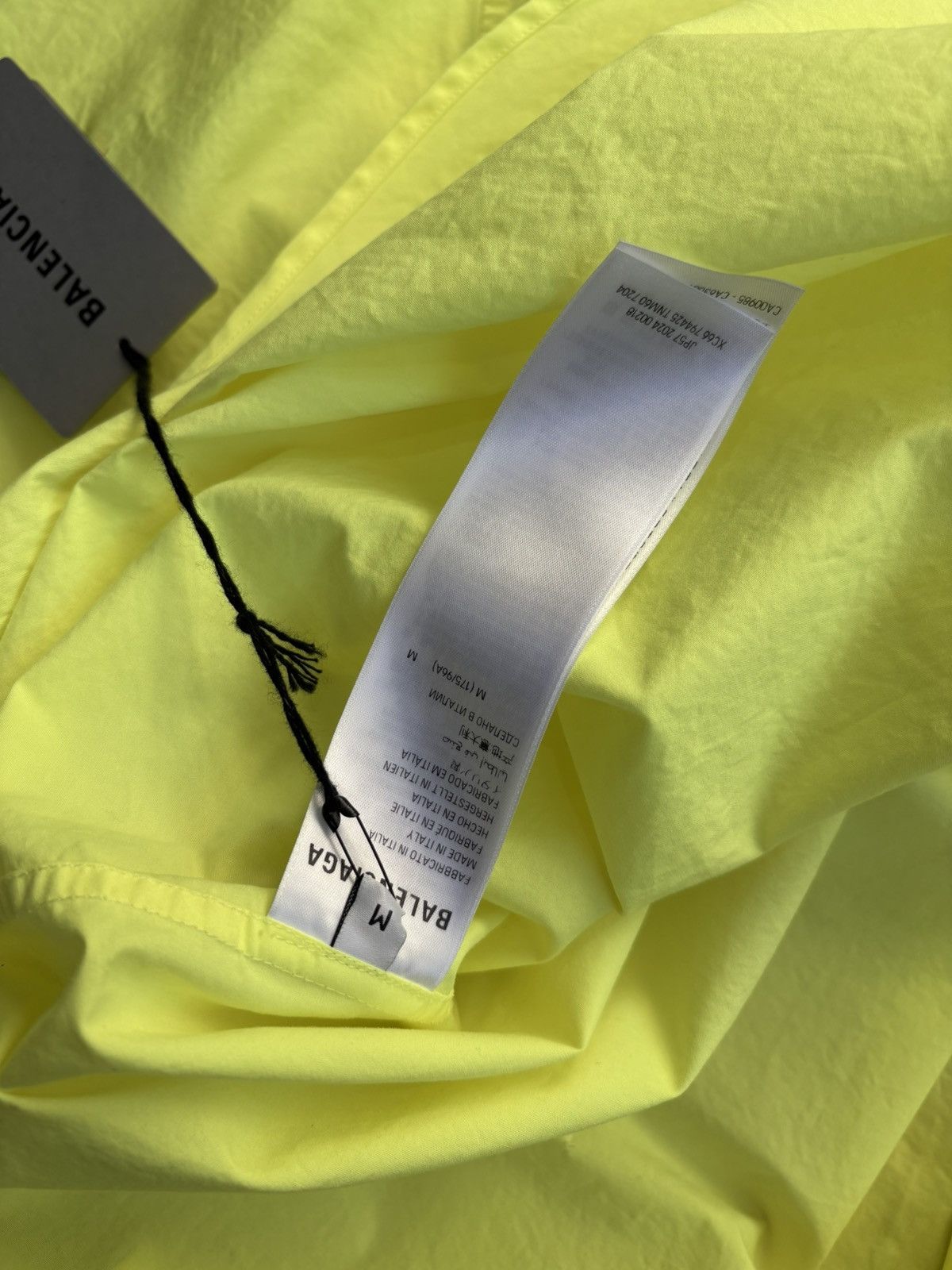 Balenciaga BALENCIAGA Neon yellow Flame shirt Size US M / EU 48-50 / 2 - 6 Thumbnail