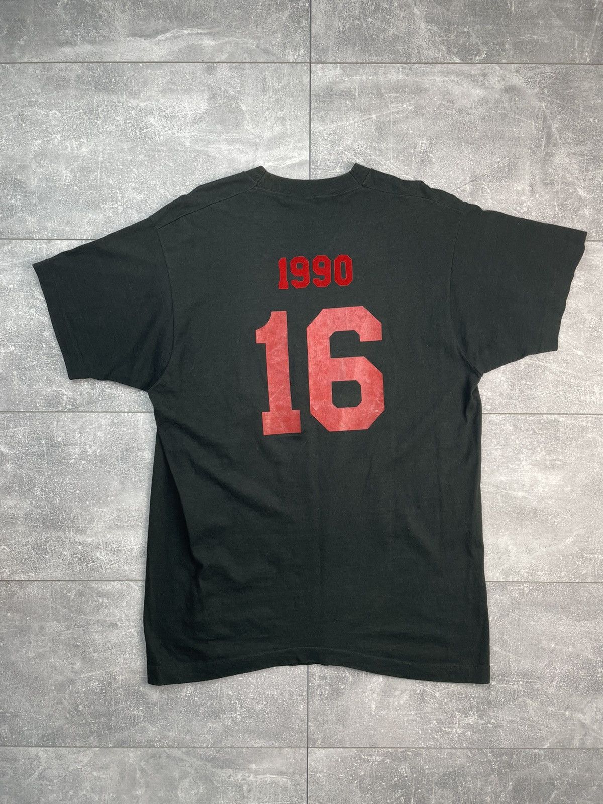 NFL × Vintage Vintage NFL 90s Joe Montana San Francisco 49ers T-shirt Size US XL / EU 56 / 4 - 2 Thumbnail