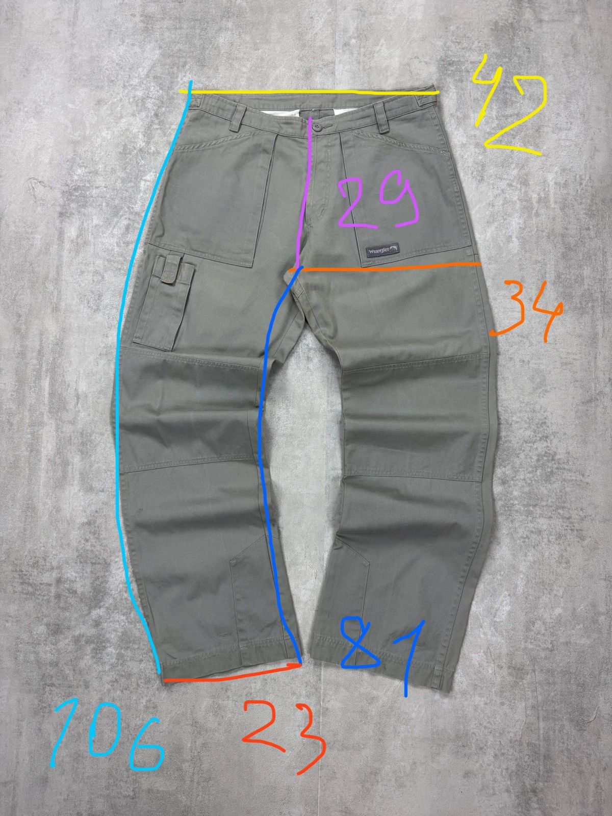 Other Wrangler Mountain Fatigue Pants Vintage Y2k Mens Size 34x34 Size US 34 / EU 50 - 12 Thumbnail