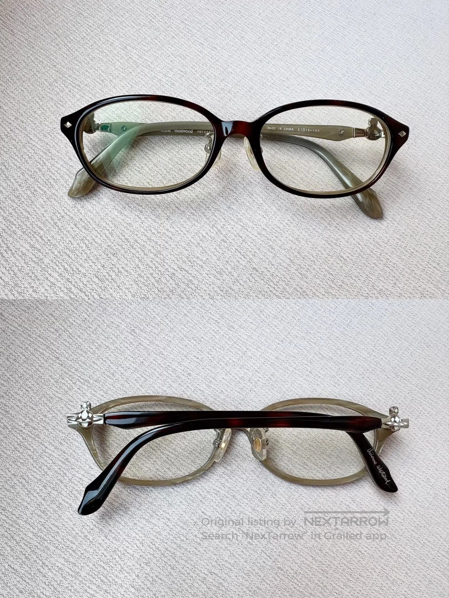 Vivienne Westwood Vivienne Westwood 3D Saturn Tortoiseshell Vintage Glasses. Size ONE SIZE - 2 Thumbnail