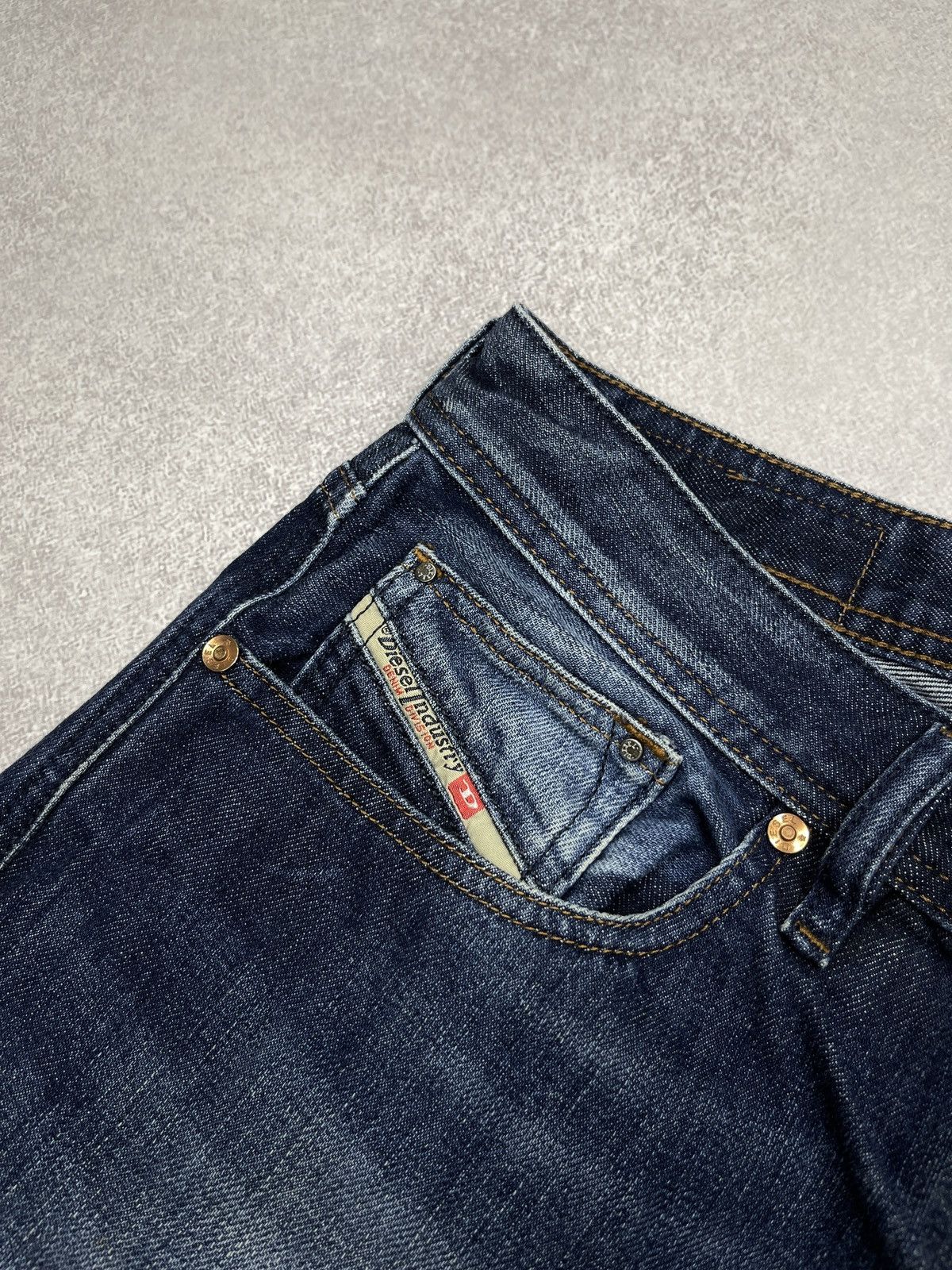 Diesel Mens Diesel Larkee Denim Jeans Blue Y2K Size US 33 - 8 Thumbnail