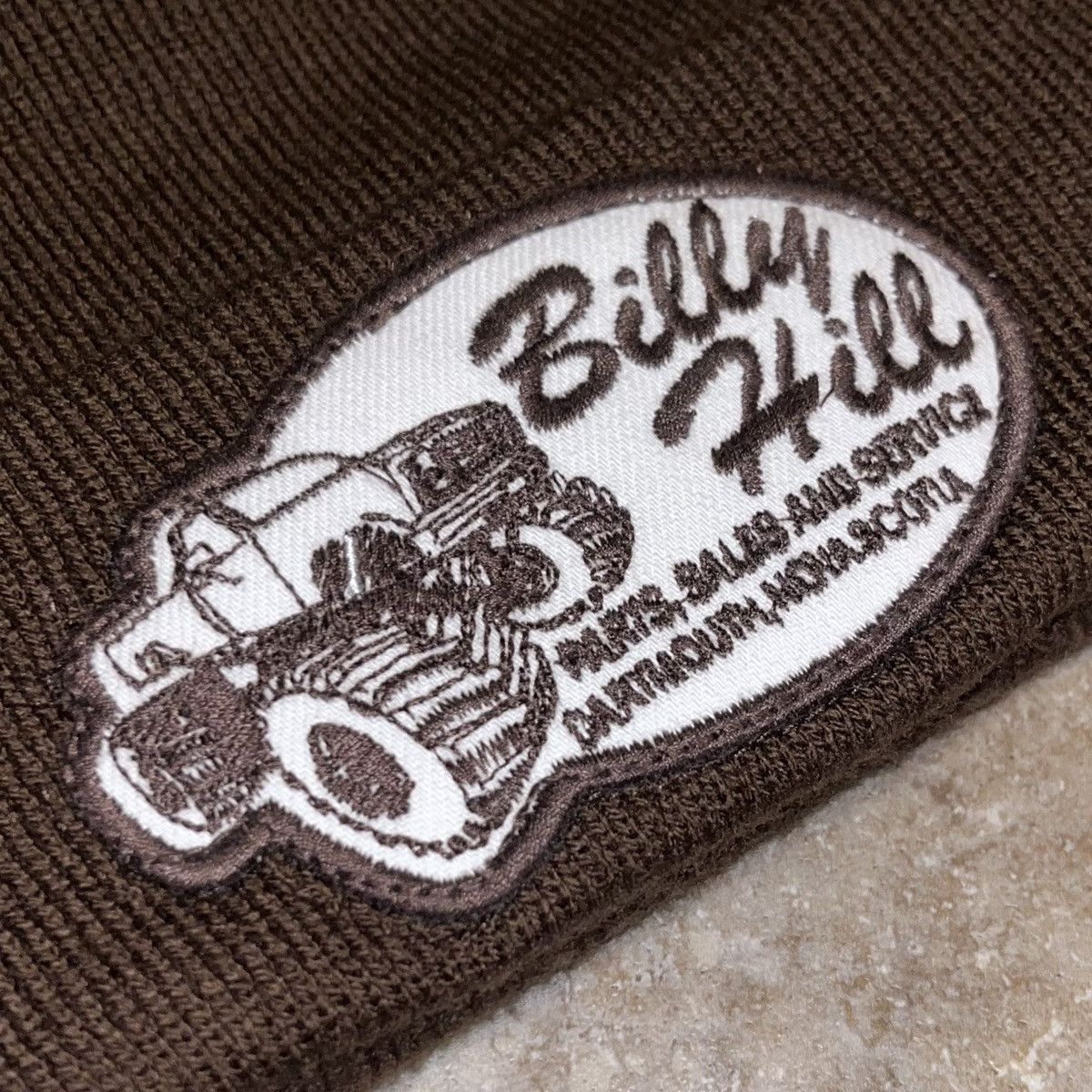 Billy Hill 2022 Billy Hill Classic Patch Beanie Brown One Size Size ONE SIZE - 3 Thumbnail