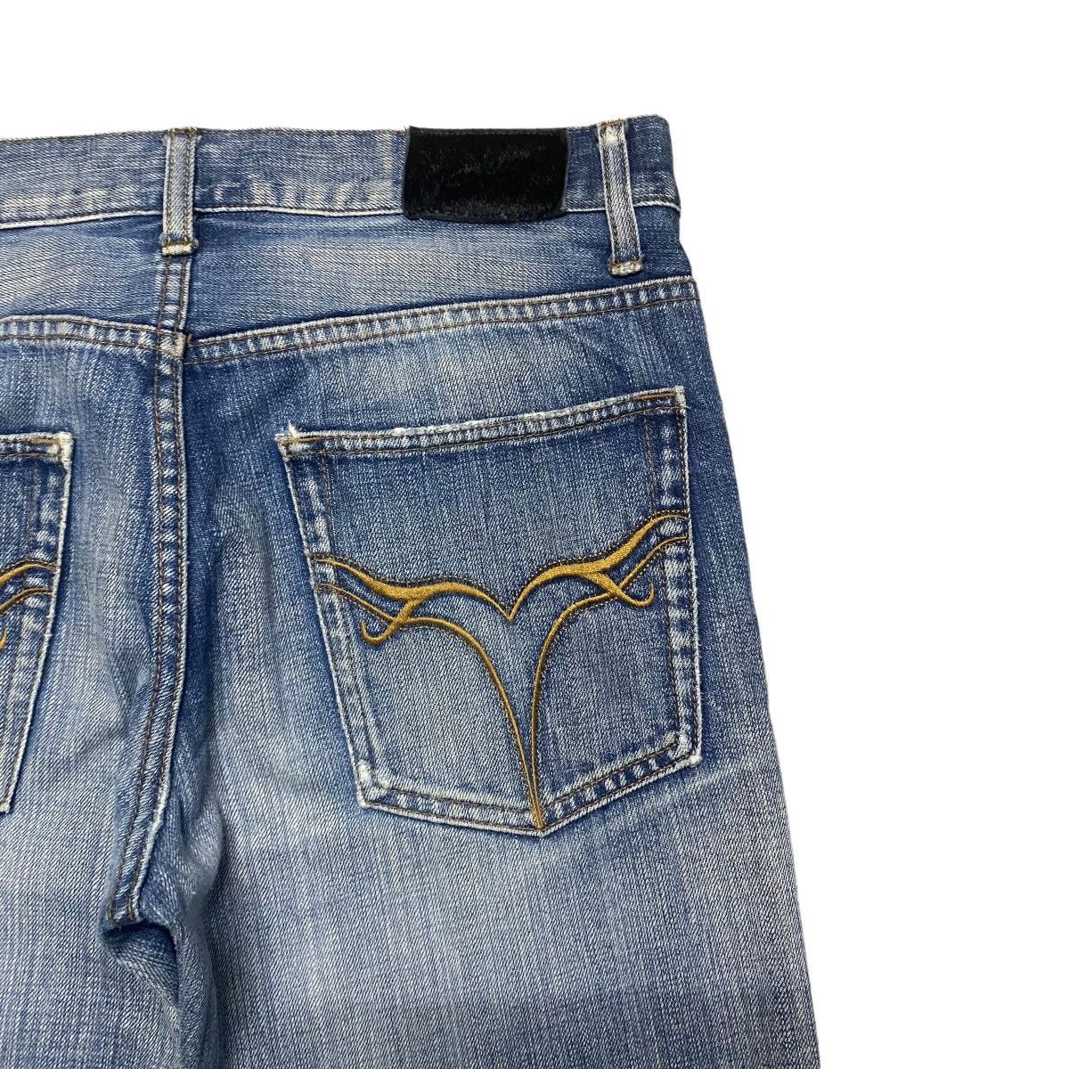 JACKROSE Jackrose Distressed Denim Flare Jeans Size US 31 - 13 Thumbnail