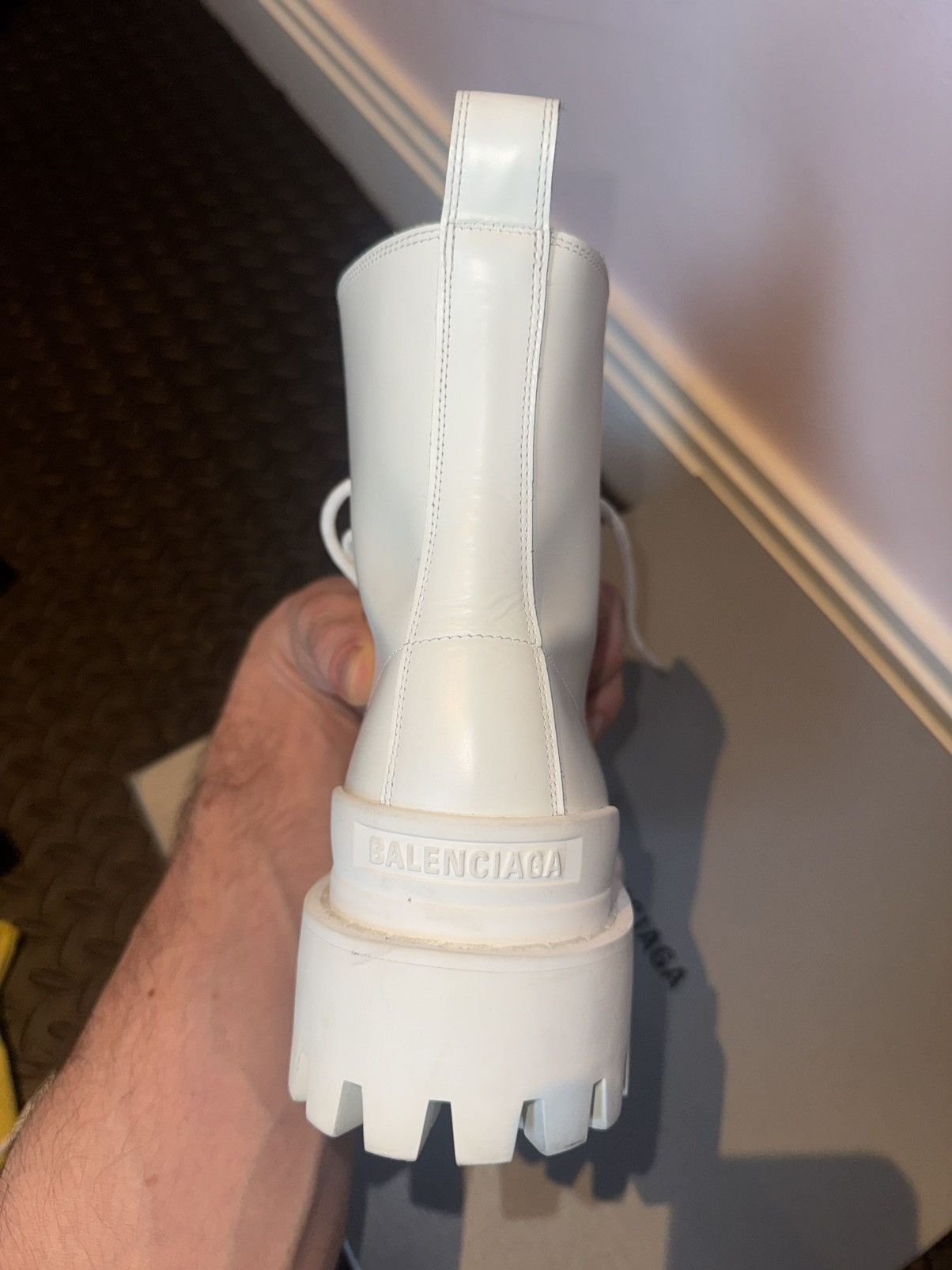 Balenciaga Balenciaga White Strike Boots Size US 6.5 / IT 36.5 - 4 Thumbnail